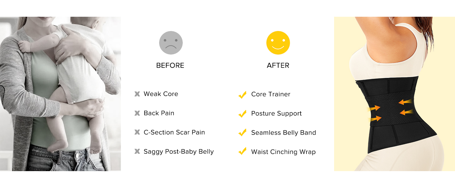 Junlan Sweat Waist Trainer for Women - Sauna Waist Trimmer for Working Out