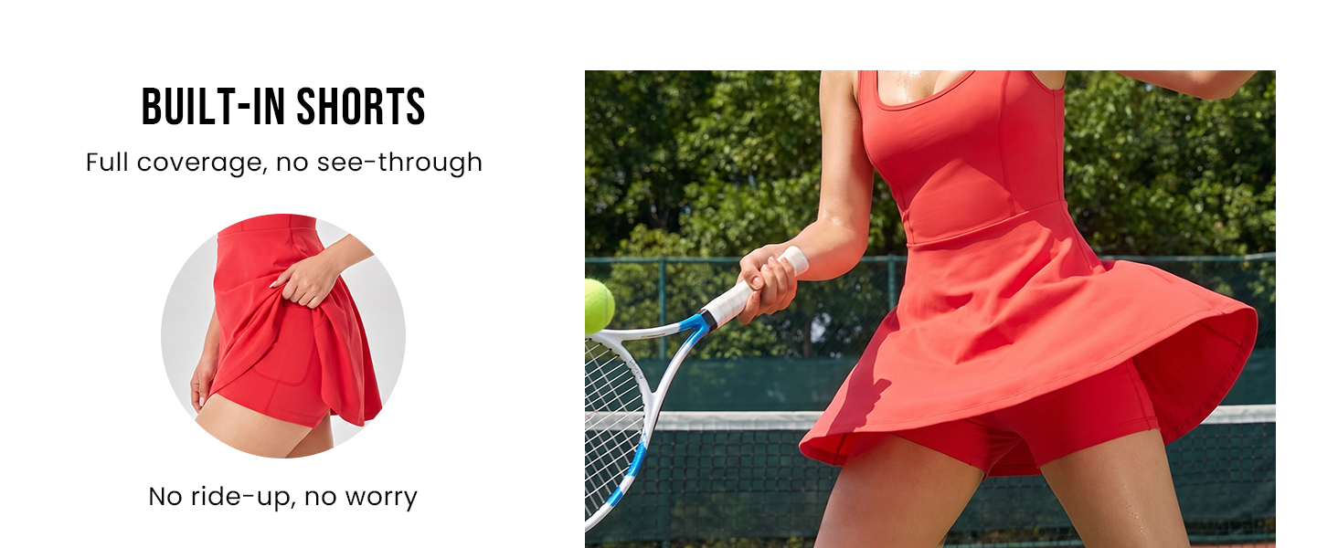Junlan Sauna Suit Women Workout Dress Built-in Shorts Back V-Neck 2-in-1 | Easy-Off Sauna Suit, Bathroom-Friendly,Sauna Sweat Waist Trainer, Tummy Control Shapewear Workout Dress