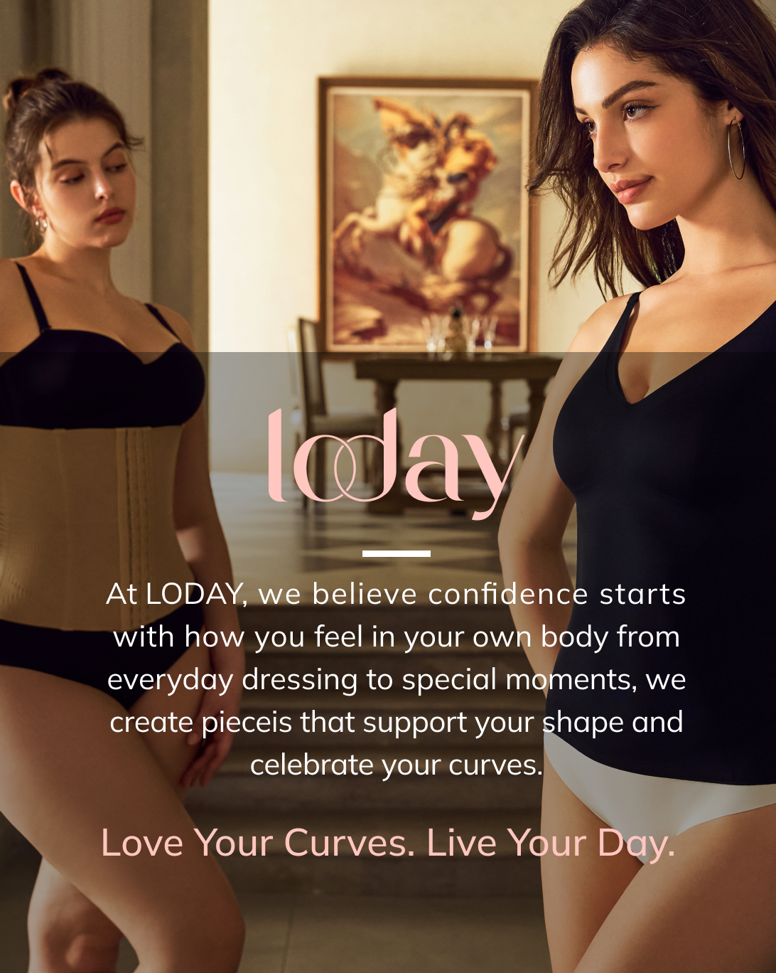 LODAY Compression Tanks for Women Tummy Control Shapewear Camisole Top