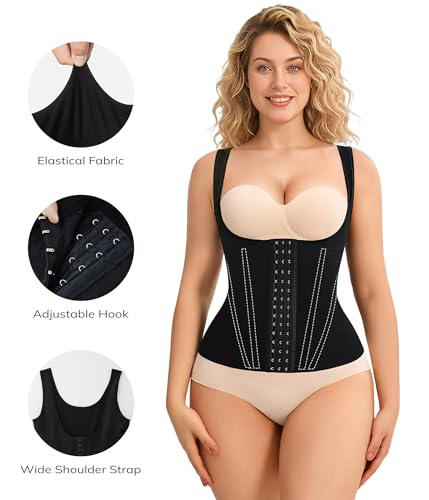 LODAY Waist Trainer for Women Corset Shapewear Postpartum Faja Body - image 6