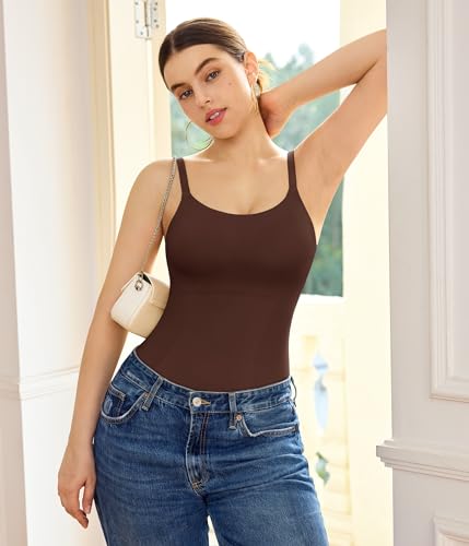 LODAY Compression Tanks for Women Tummy Control Shapewear Camisole Top - image 3