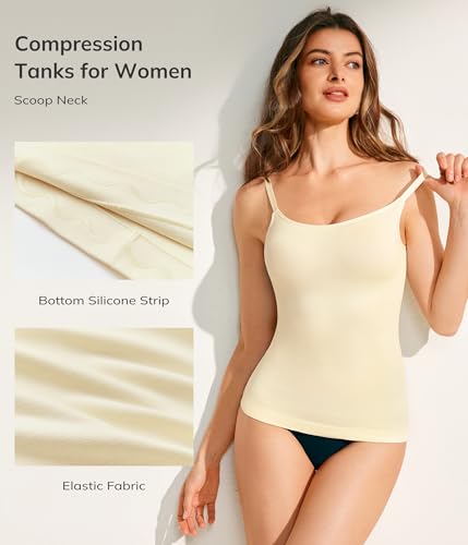 LODAY Shapewear Tank Tops for Women Compression Tank Top Tummy Control - image 3