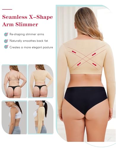 LODAY Upper Arm Shaper for Women Faja Post Surgery Slim Compression - image 3