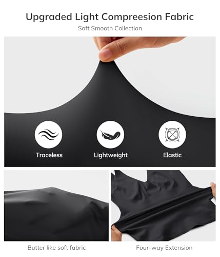 LODAY Compression Tanks for Women Tummy Control Shapewear V Neck - image 5