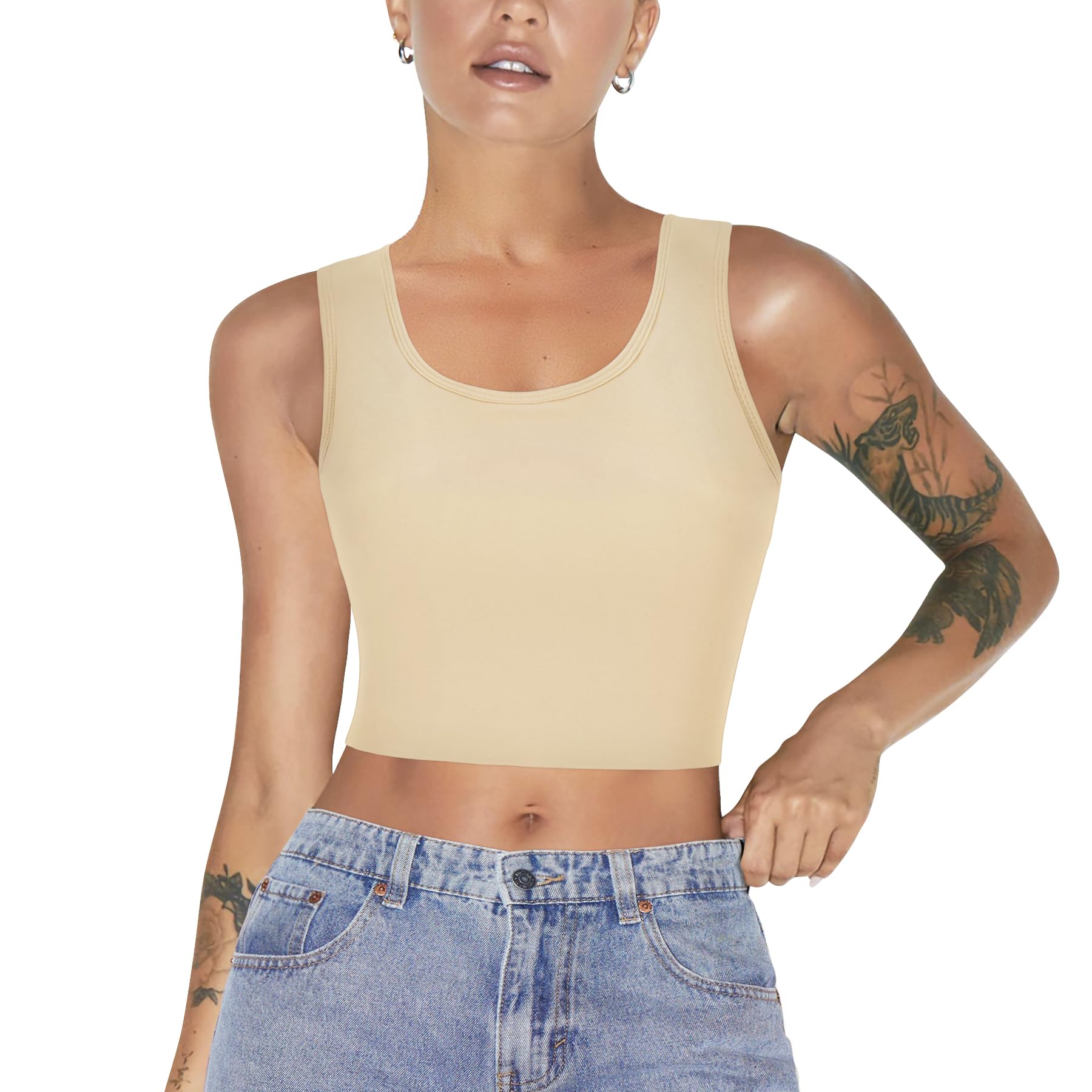 LODAY FTM Chest Binder Pullover Tank Top - image 6