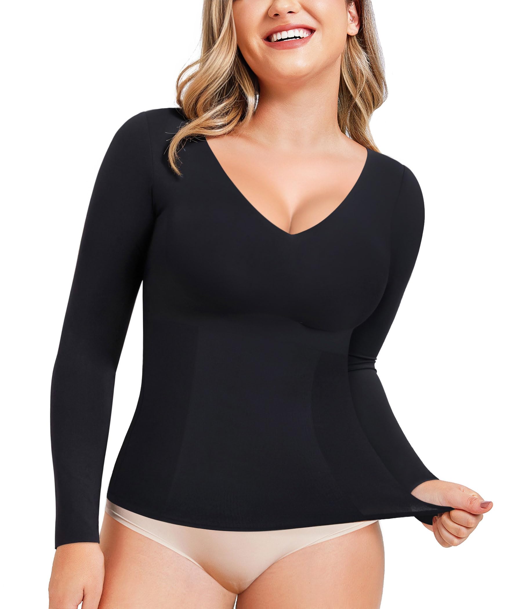 LODAY Compression Tank Tops for Women Tummy Control Shapewear Seamless - image 1