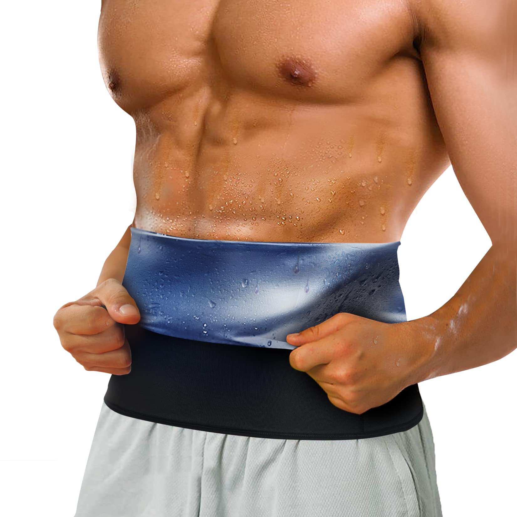 LODAY Waist Trimmer for Men Weight Loss,Stomach Trainer Sweat Workout - image 1