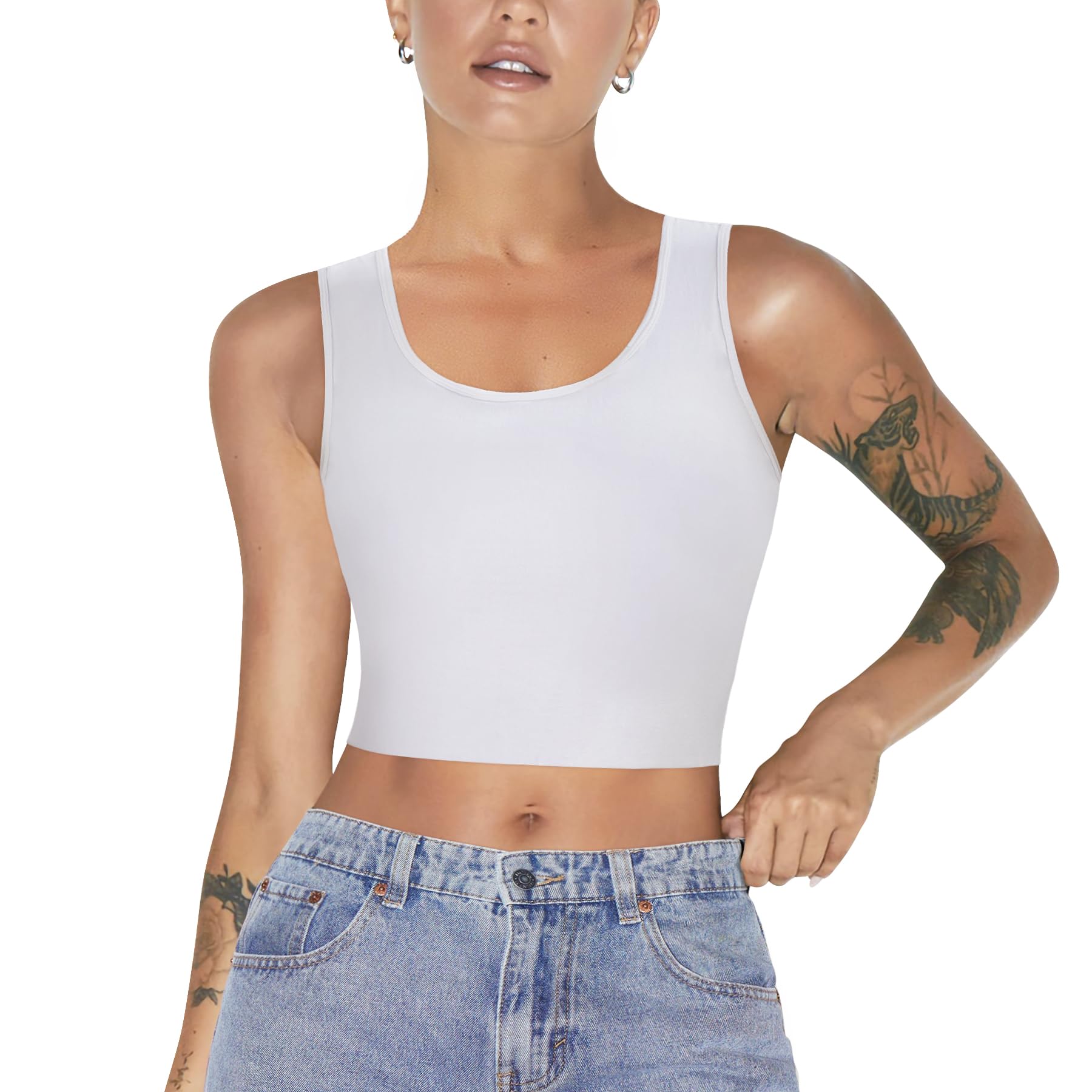 LODAY FTM Chest Binder Pullover Tank Top - image 17