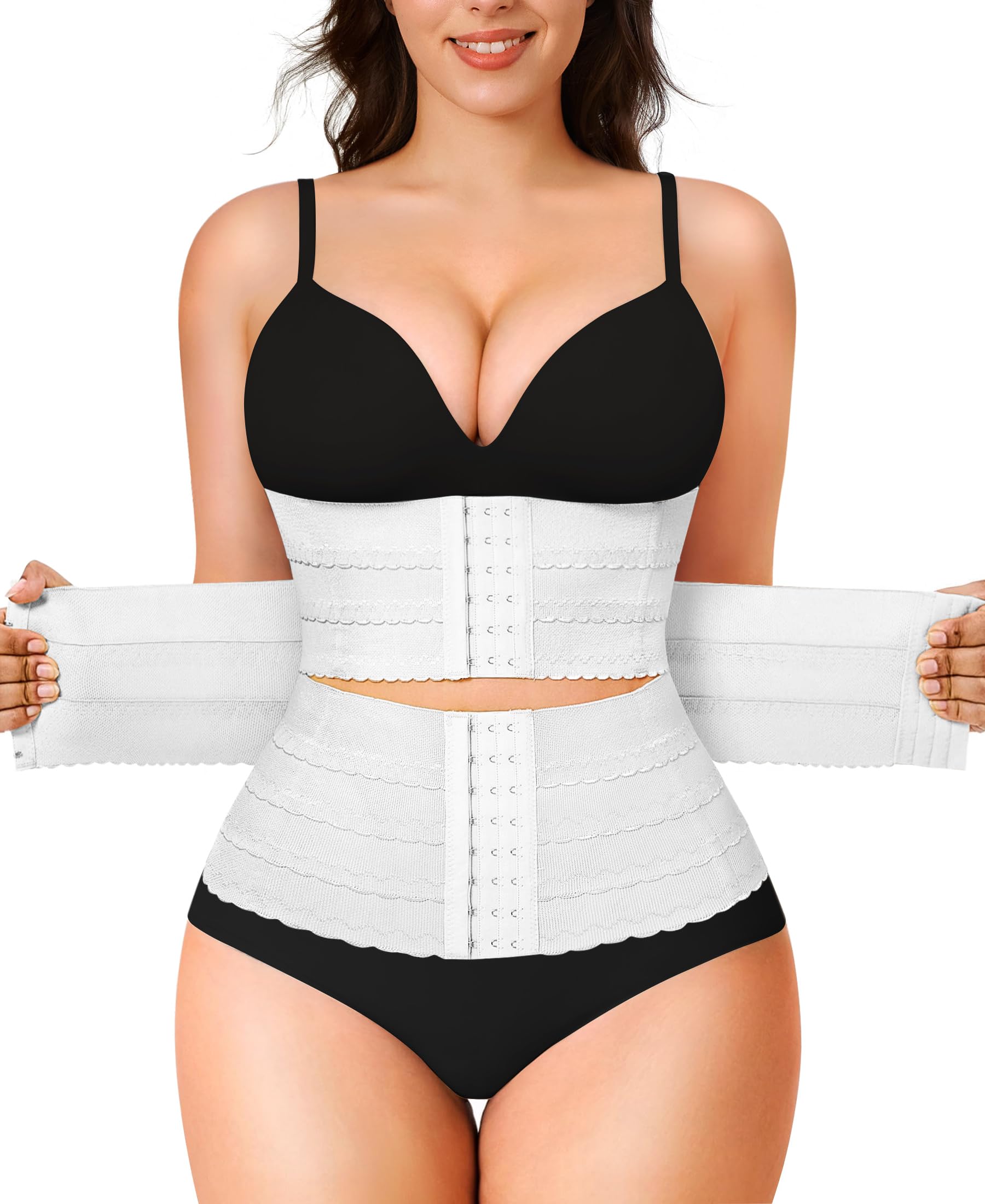 LODAY Waist Trainer for Women Corset Shapewear Segmented Waist Cincher - image 1