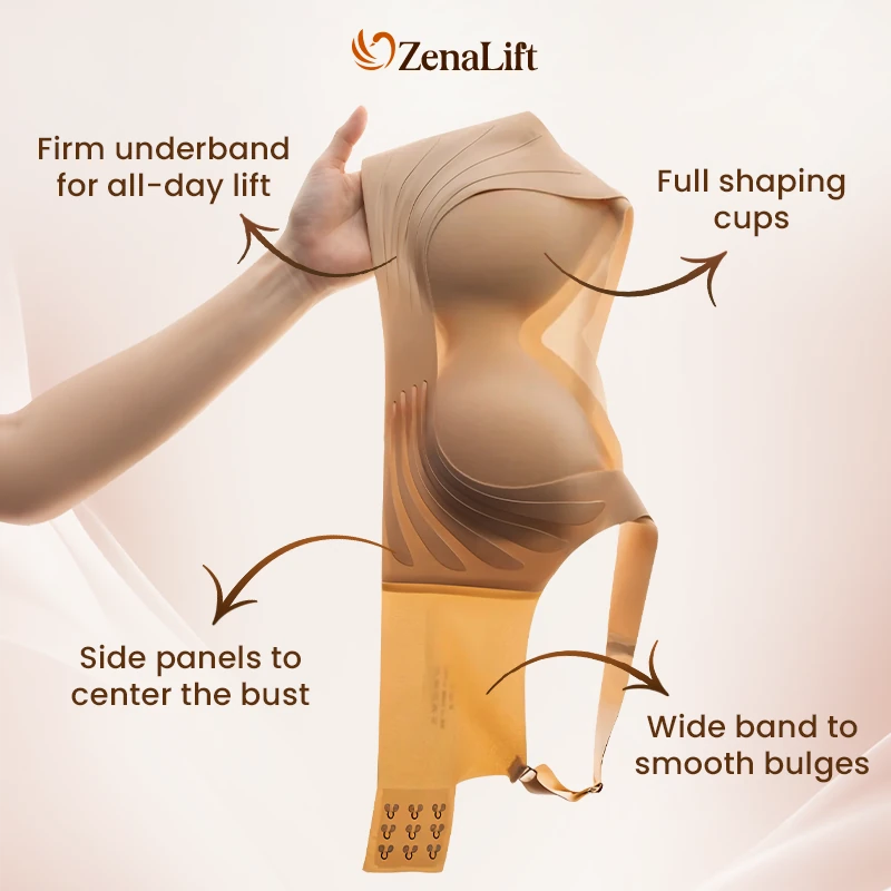 ZenaLift - Supportive Wireless Lift Bra for All-Day Comfort