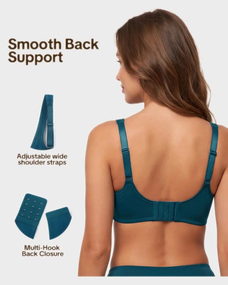 Last day 50% off -Cooling Plus Size Balconette Underwire Bra