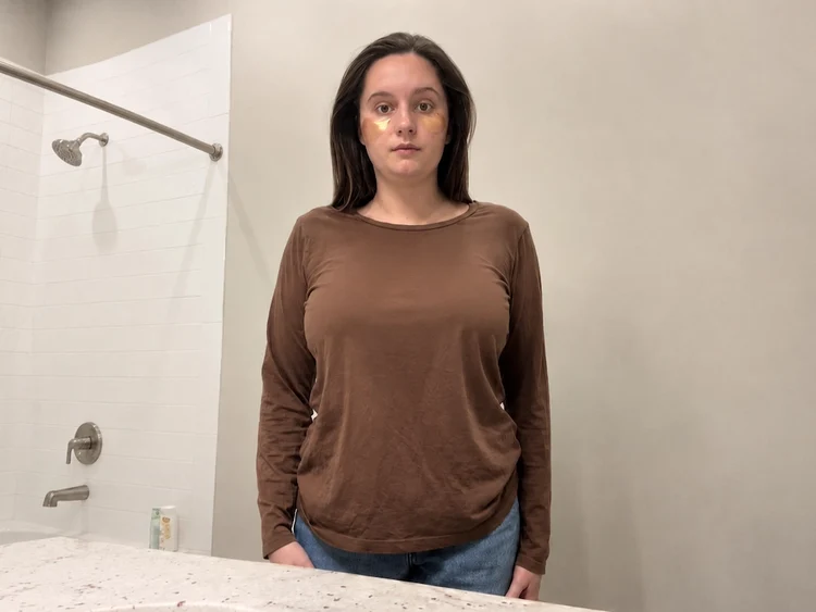Before wearing the bra