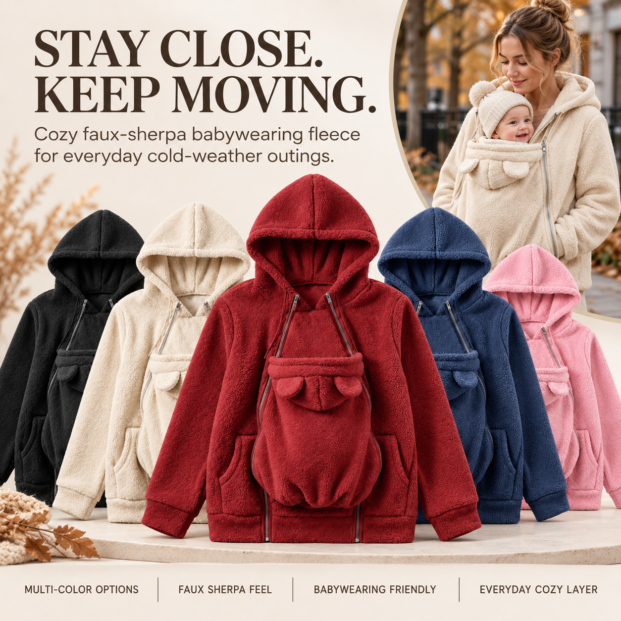 🔥Last day 50% OFF👶 BabyJoey Fleece🛡️ Hypoallergenic & Gentle on Baby Skin
