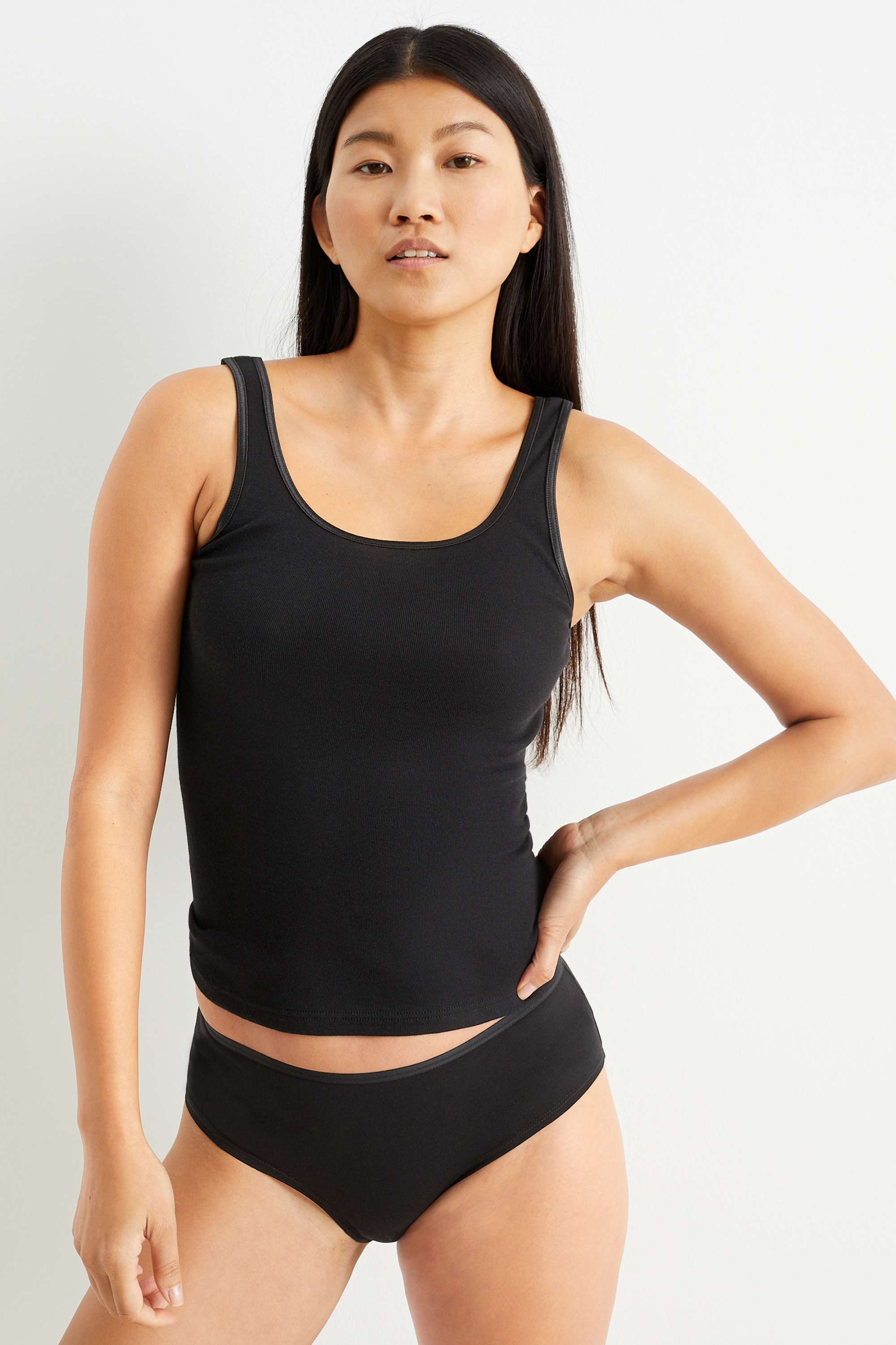 Multipack of 2 - camisole black