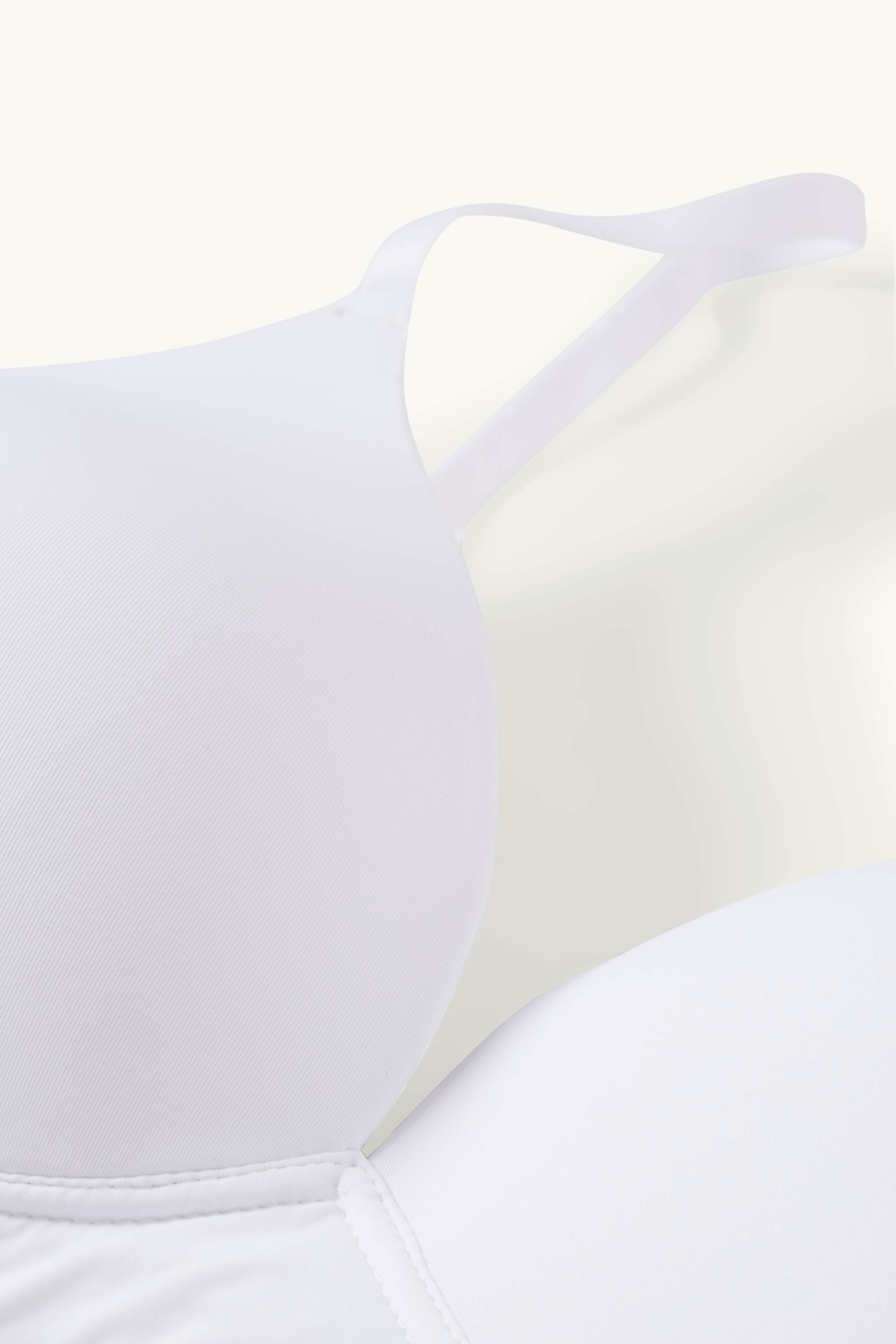 Non-wired bra - padded - LYCRA® white