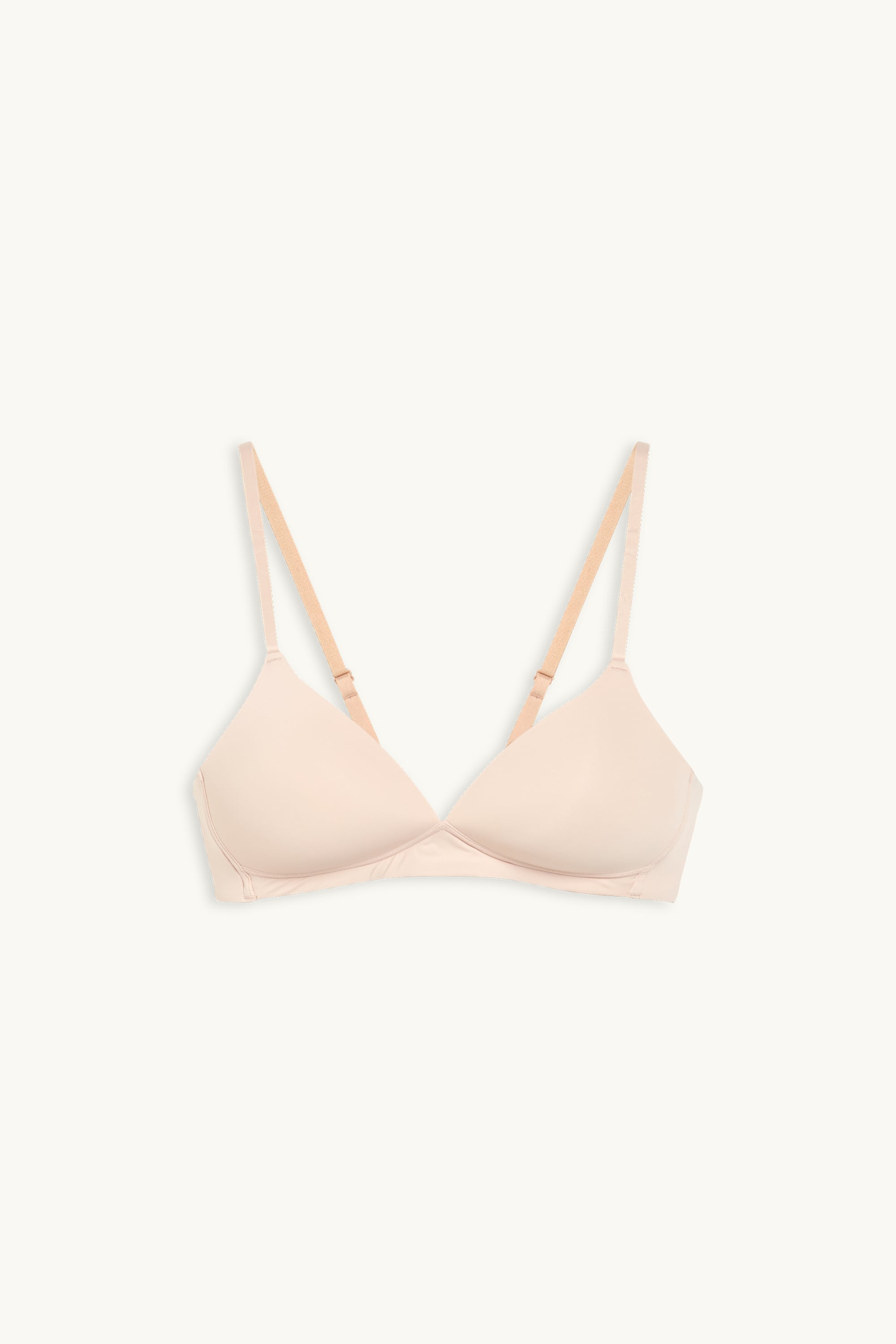 Non-wired bra - padded - LYCRA® light beige