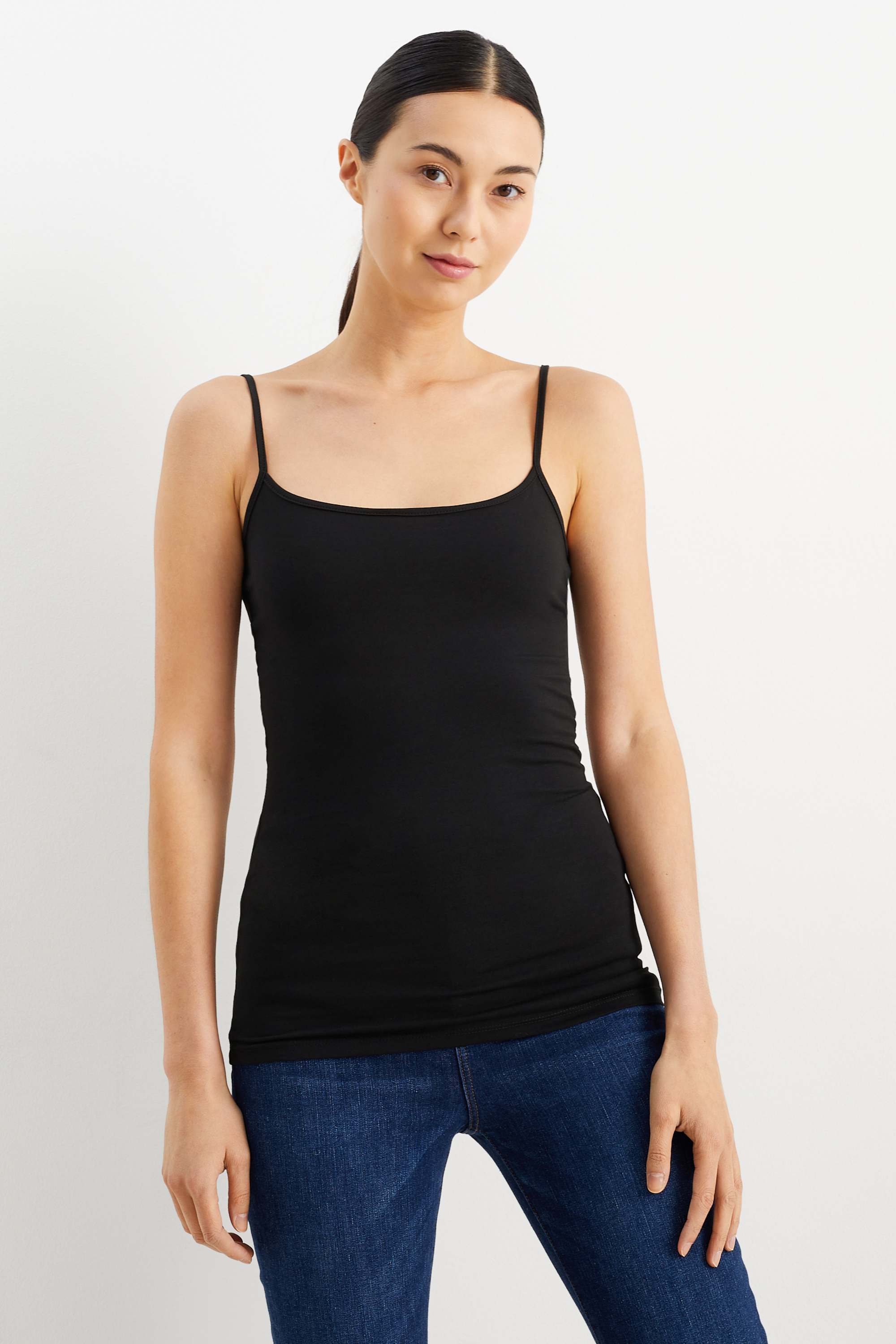 Multipack of 2 - basic top black