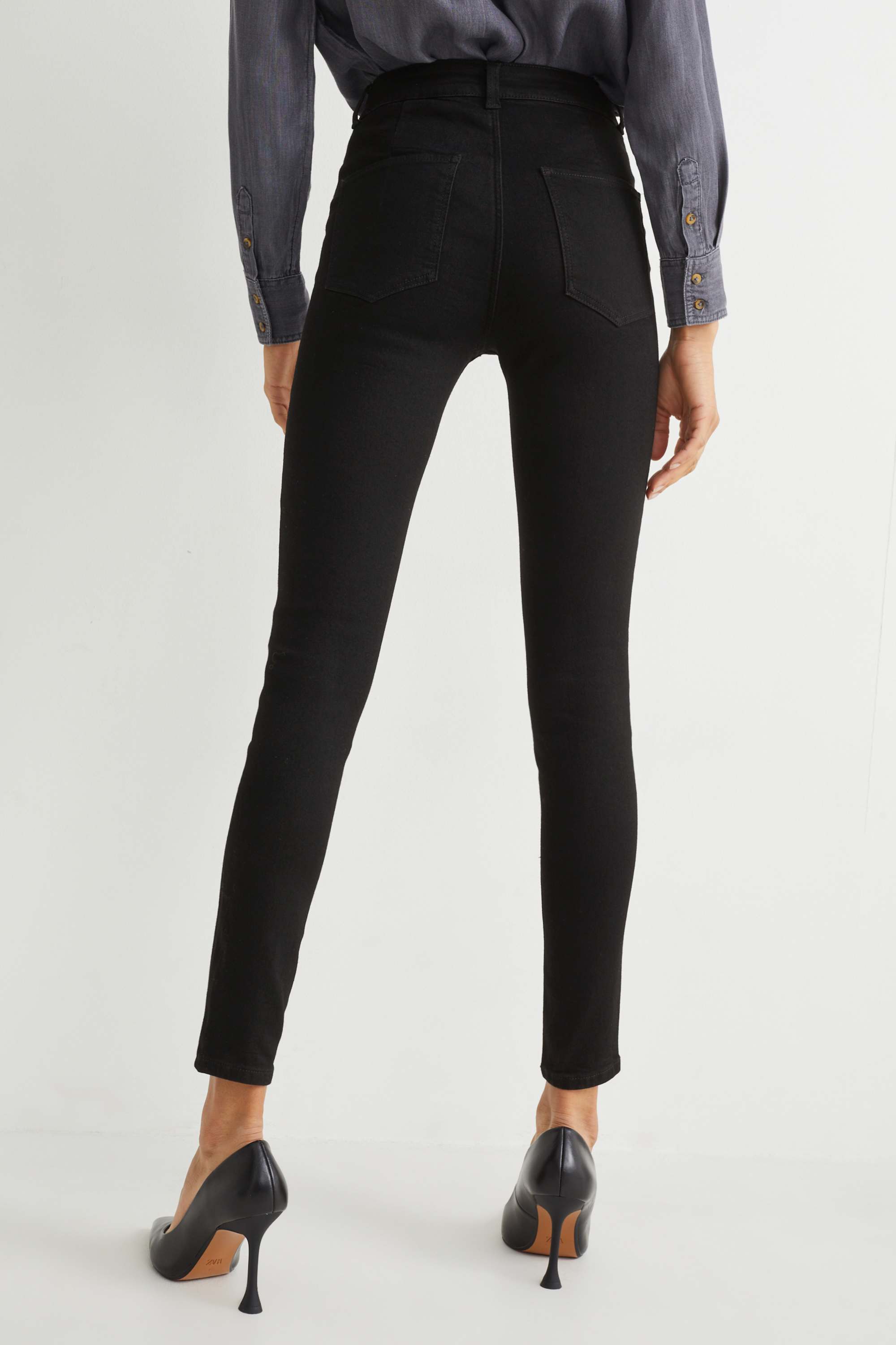 Jegging jeans - high waist black