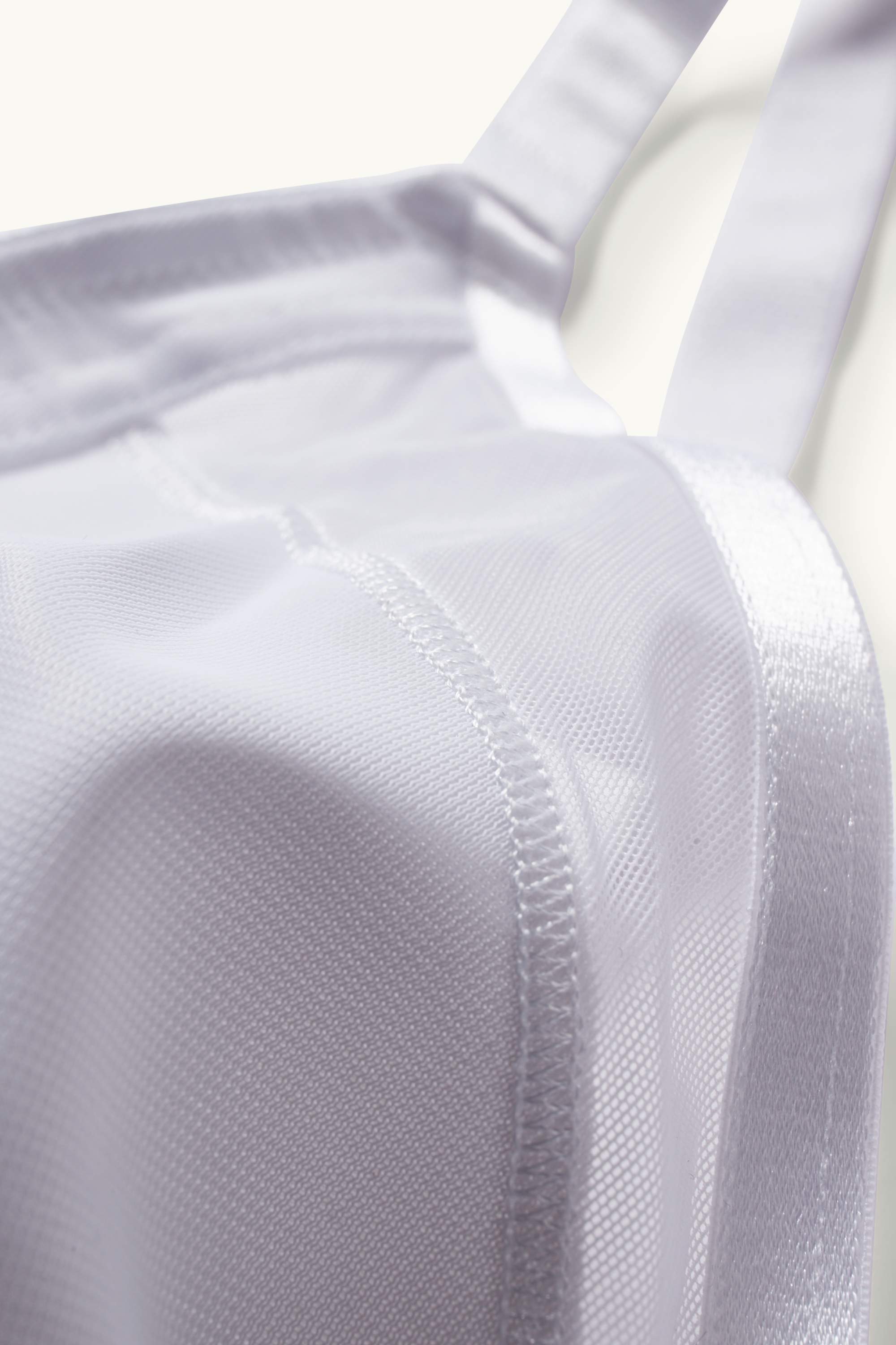 Non-wired bra - non-padded white