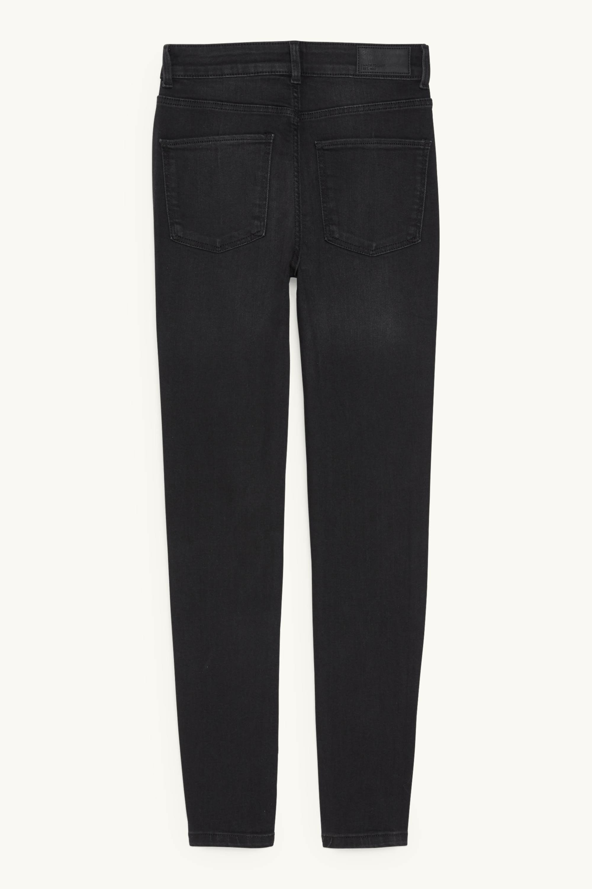 Skinny jeans - high waist - LYCRA® denim-gray
