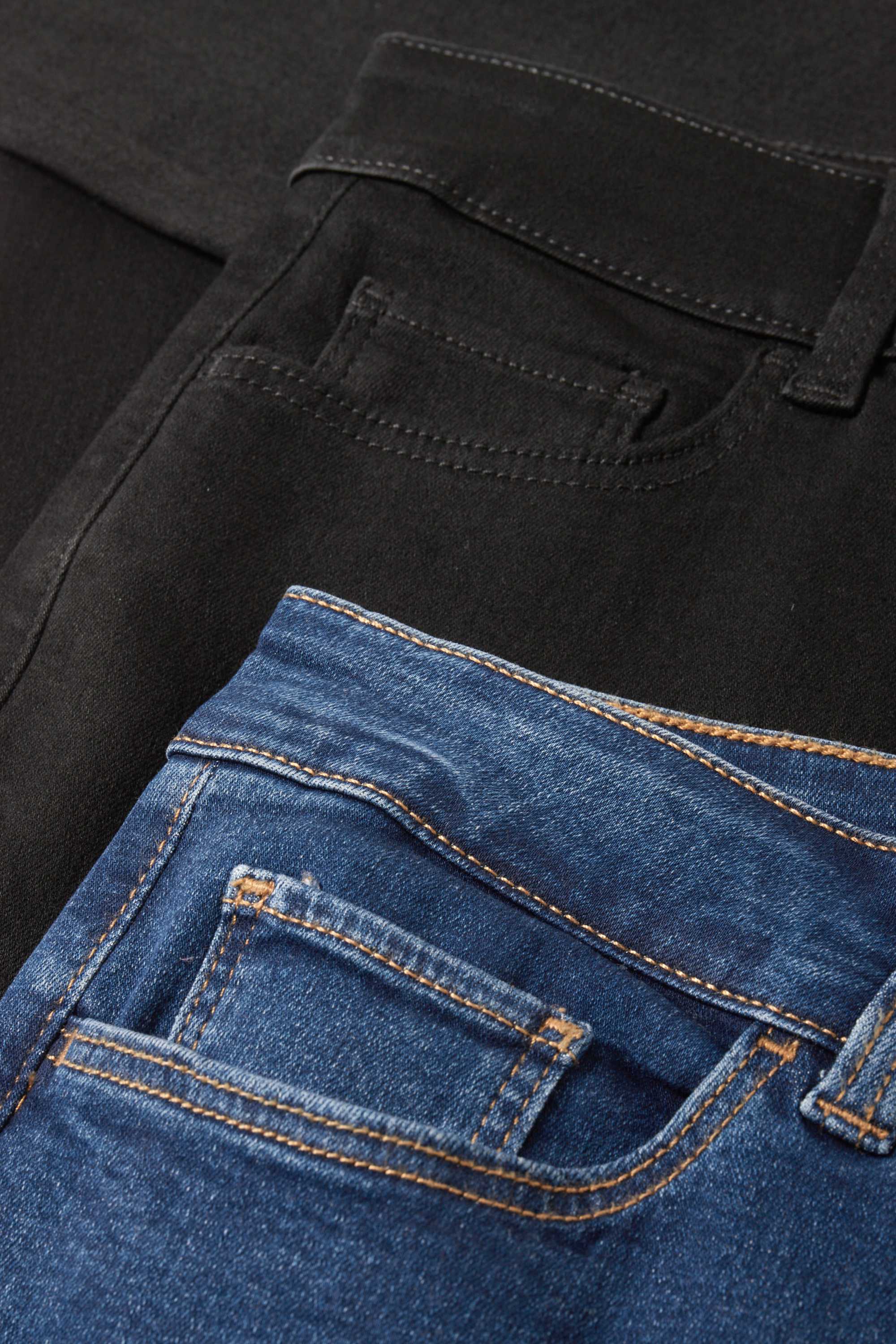 Multipack of 2 - jegging jeans - high waist blue denim