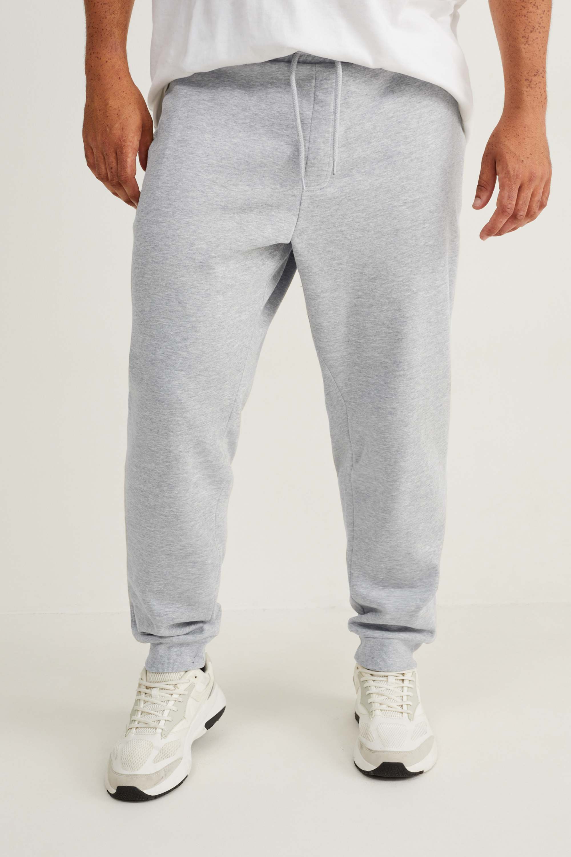 Joggers light gray-melange