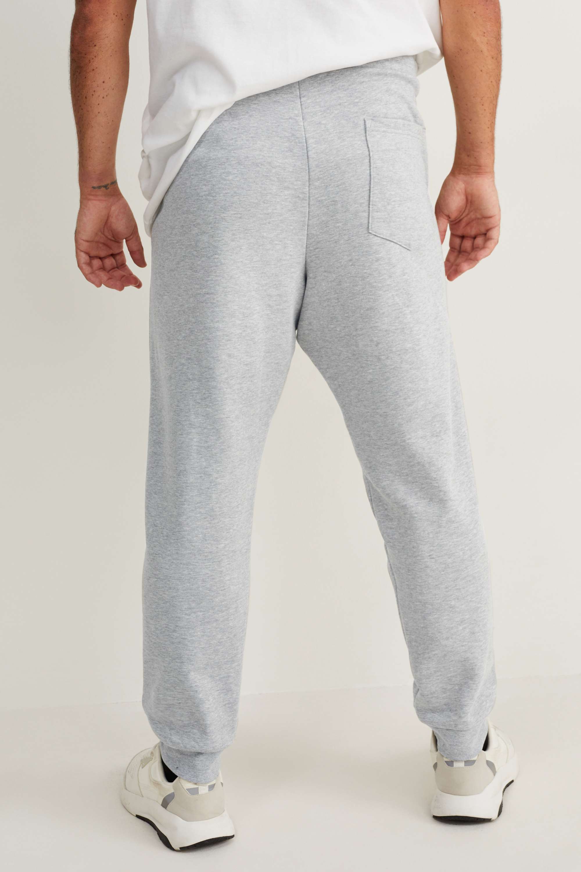 Joggers light gray-melange