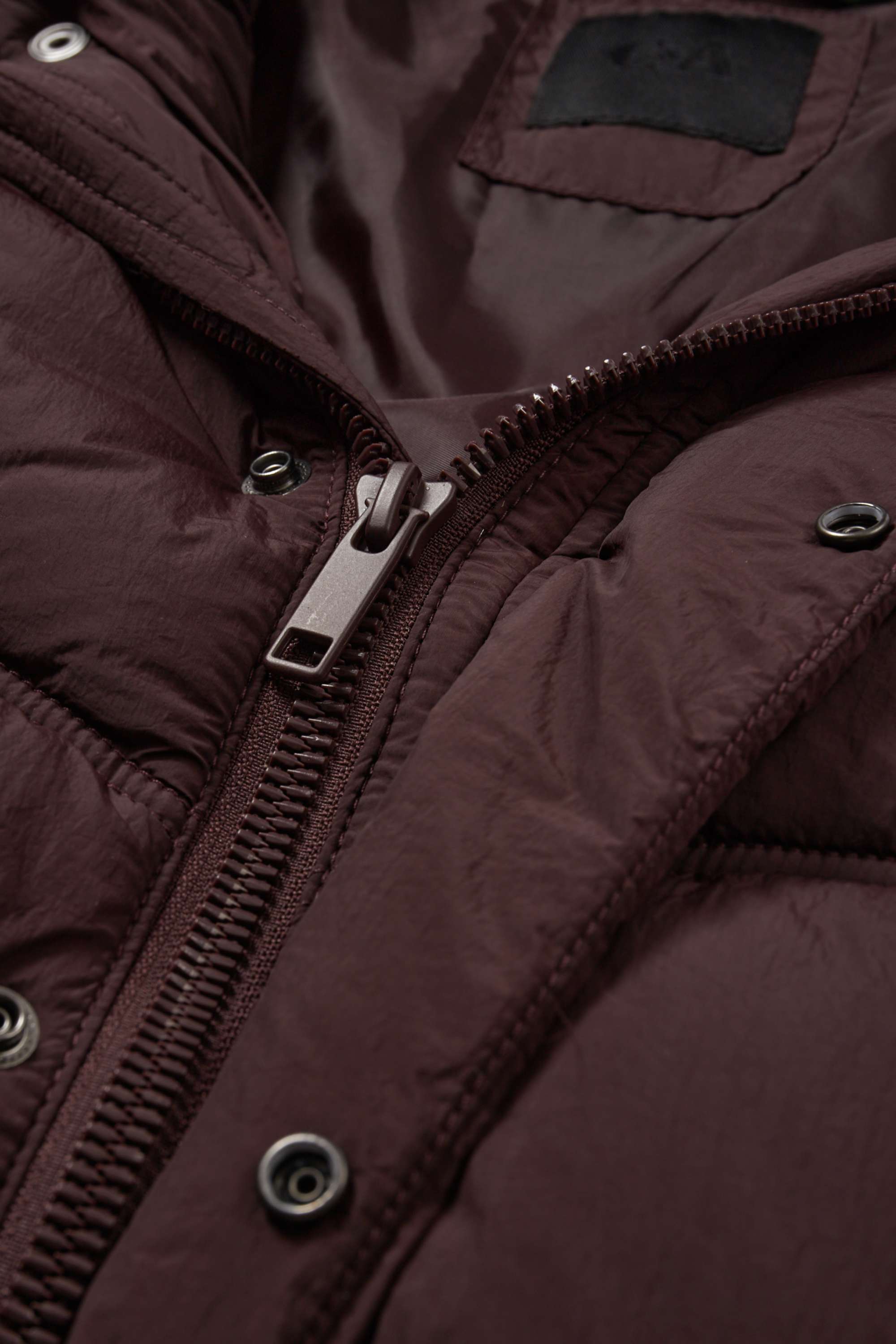 Quilted jacket dark brown