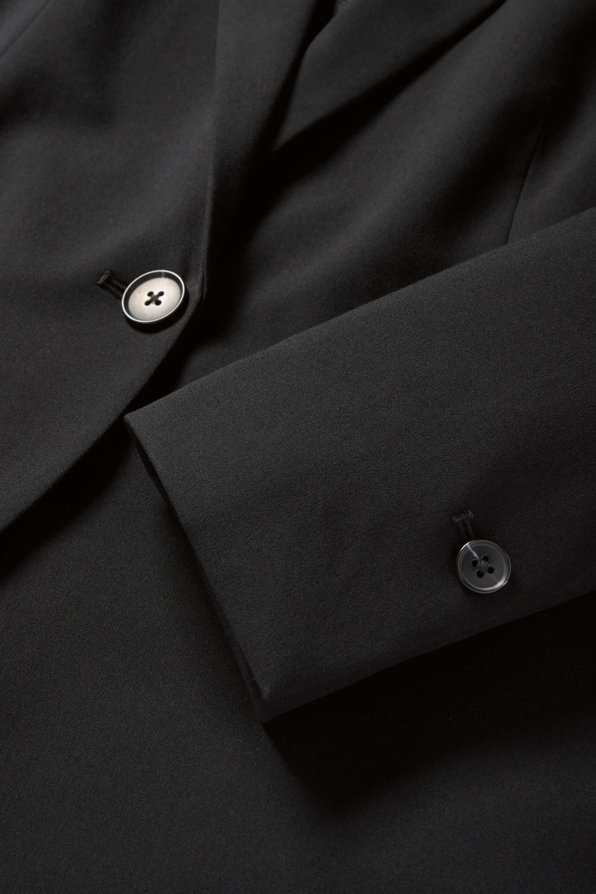 Business blazer - fitted black