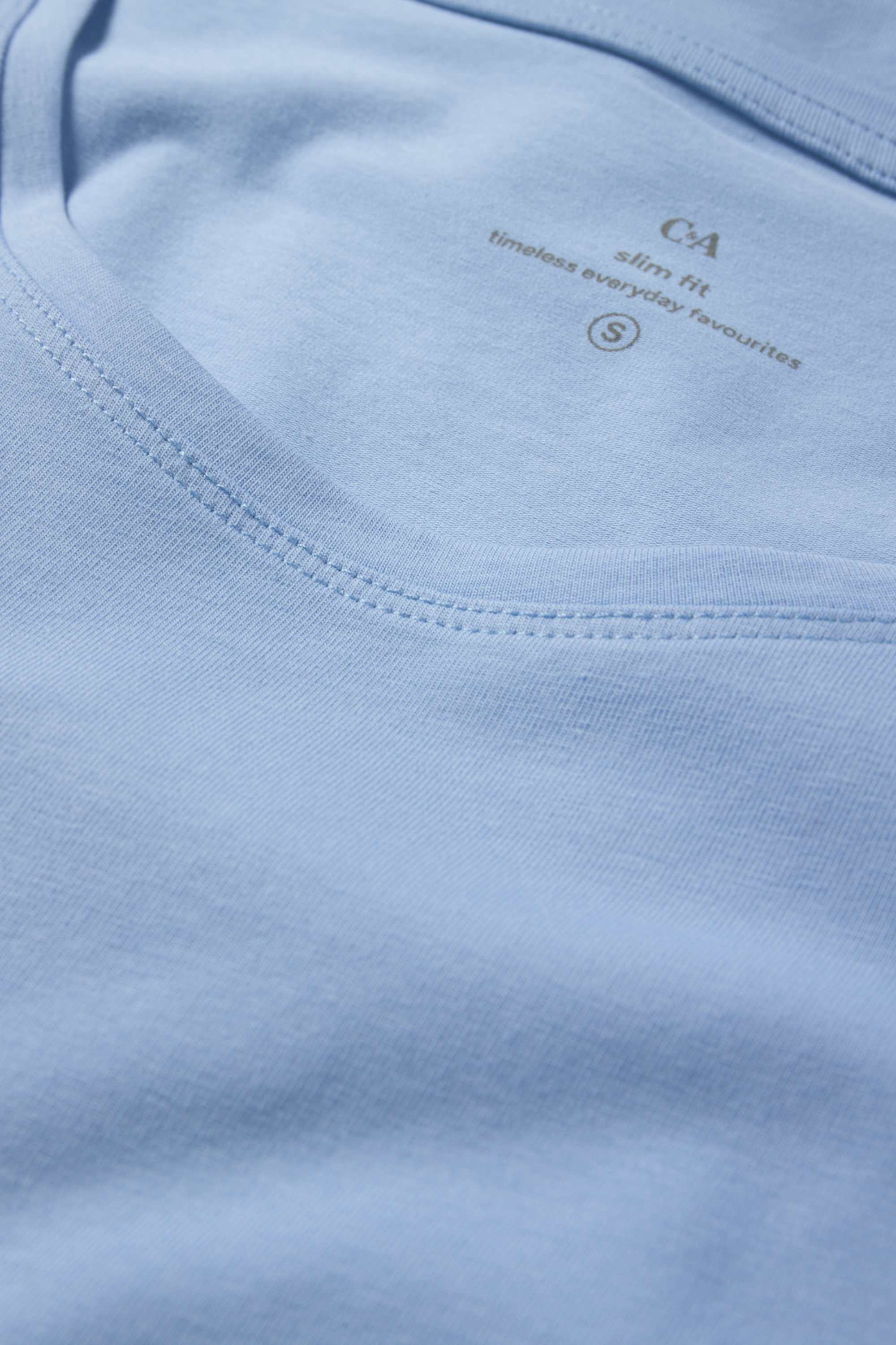 T-shirt - slim fit blue