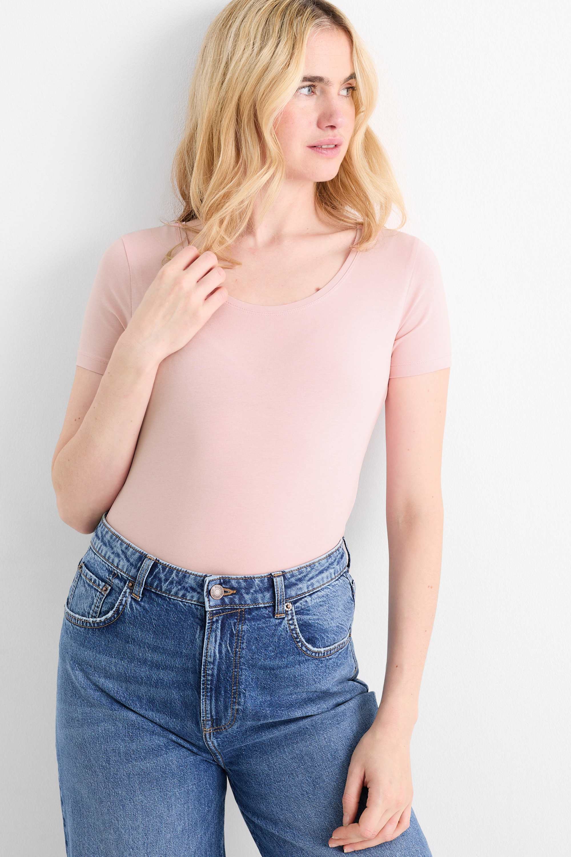 T-shirt - slim fit rose