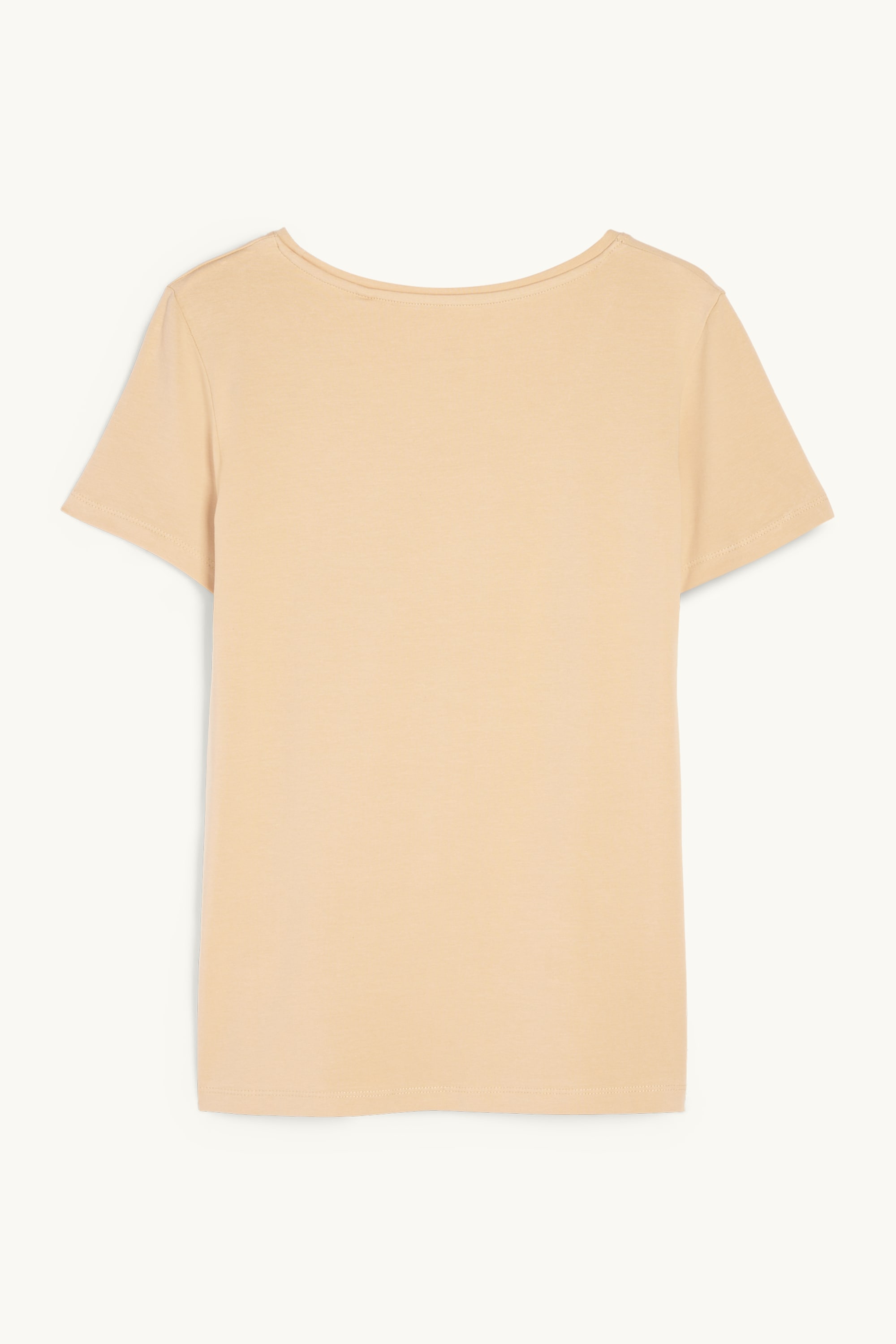 T-shirt - slim fit beige
