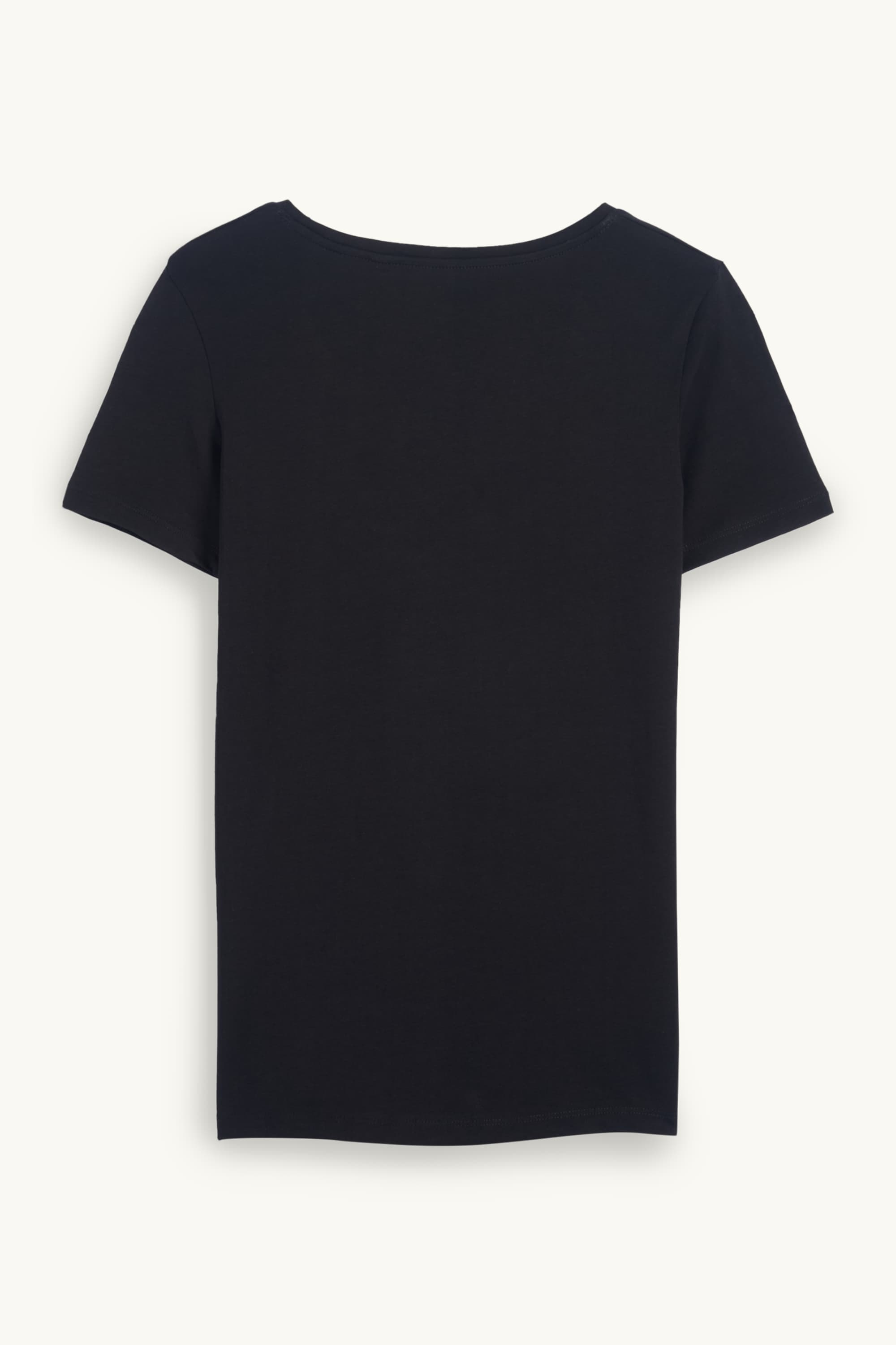 T-shirt - slim fit black