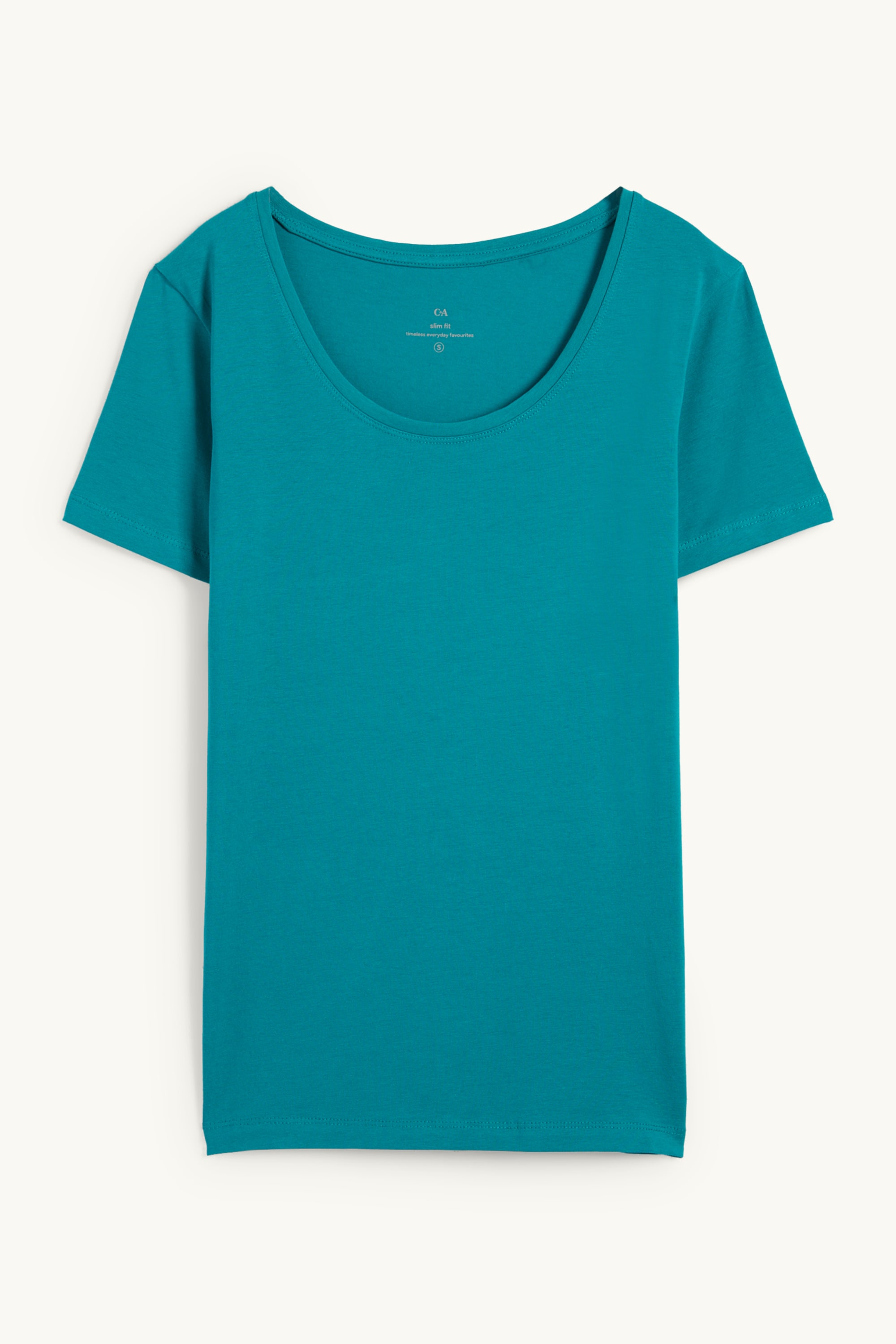 T-shirt - slim fit turquoise