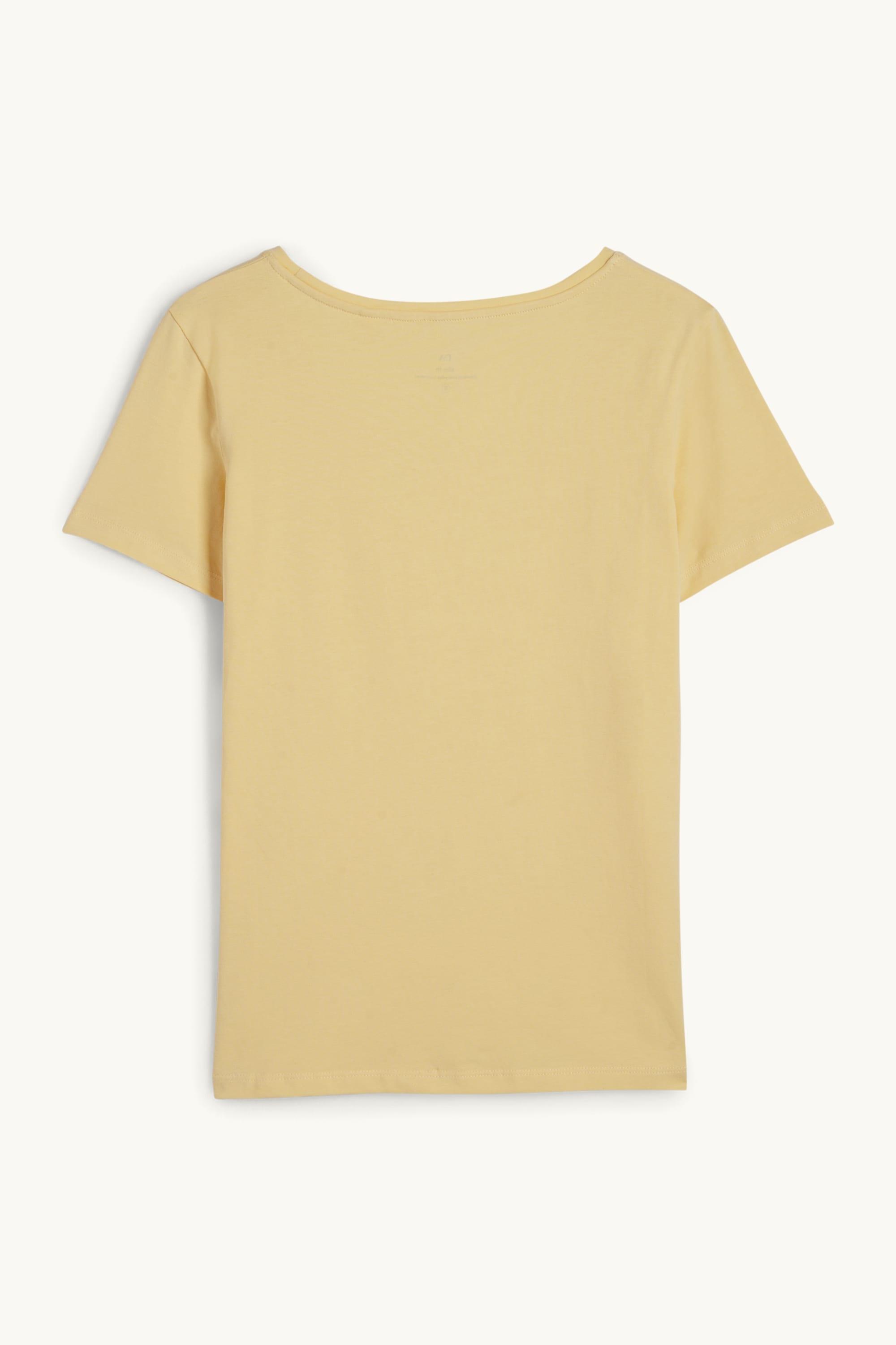 T-shirt - slim fit yellow