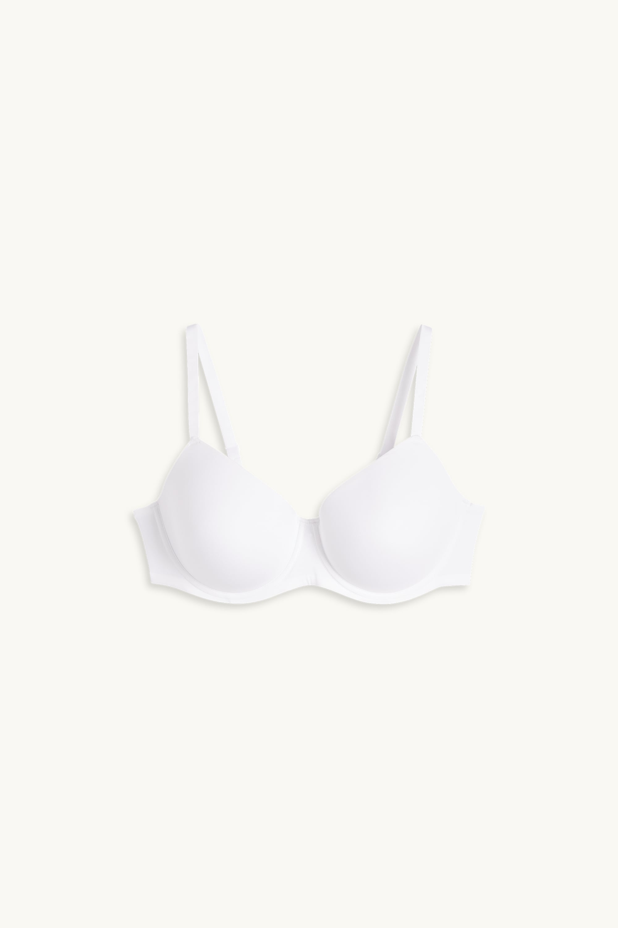 Underwire bra - DEMI - padded - LYCRA® white