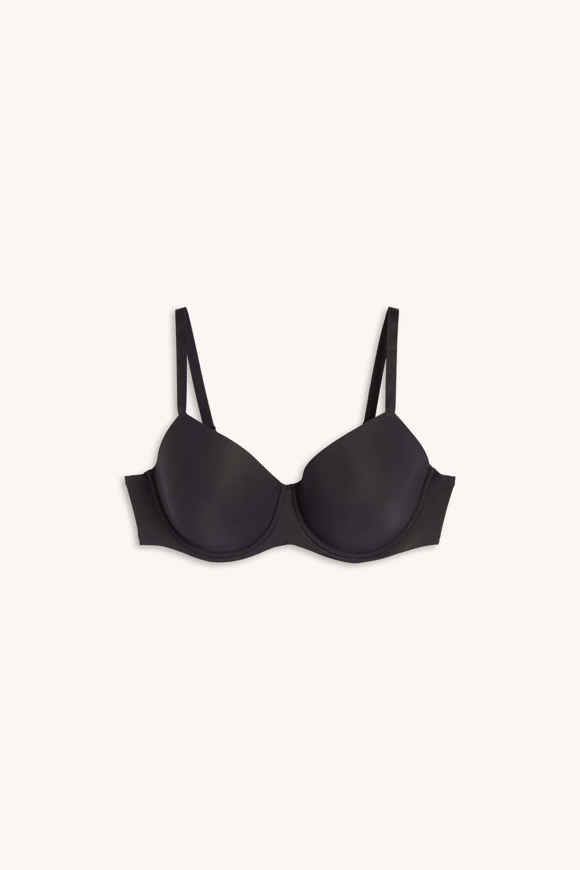 Underwire bra - DEMI - padded - LYCRA® black