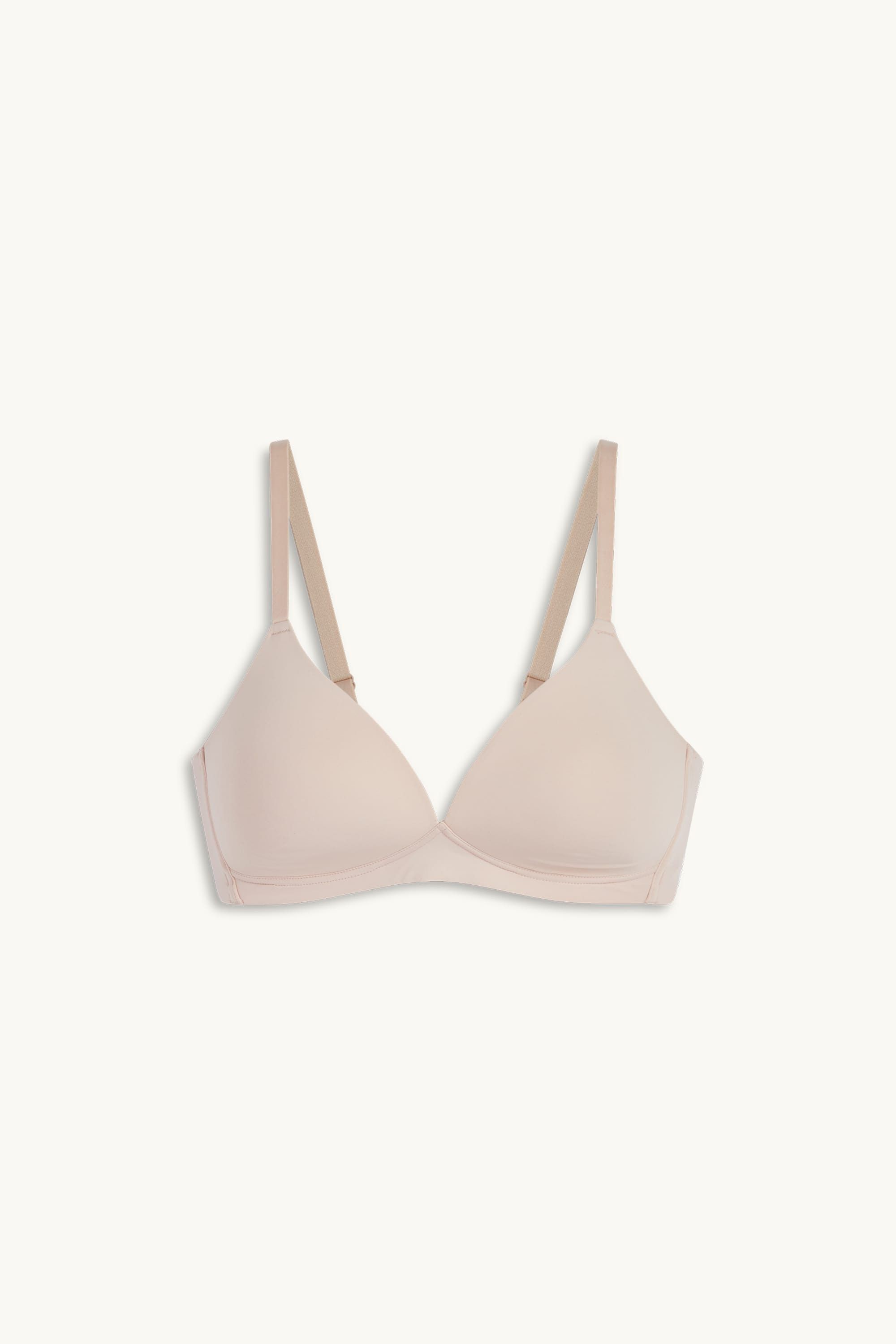 Non-wired bra - padded - LYCRA® light beige
