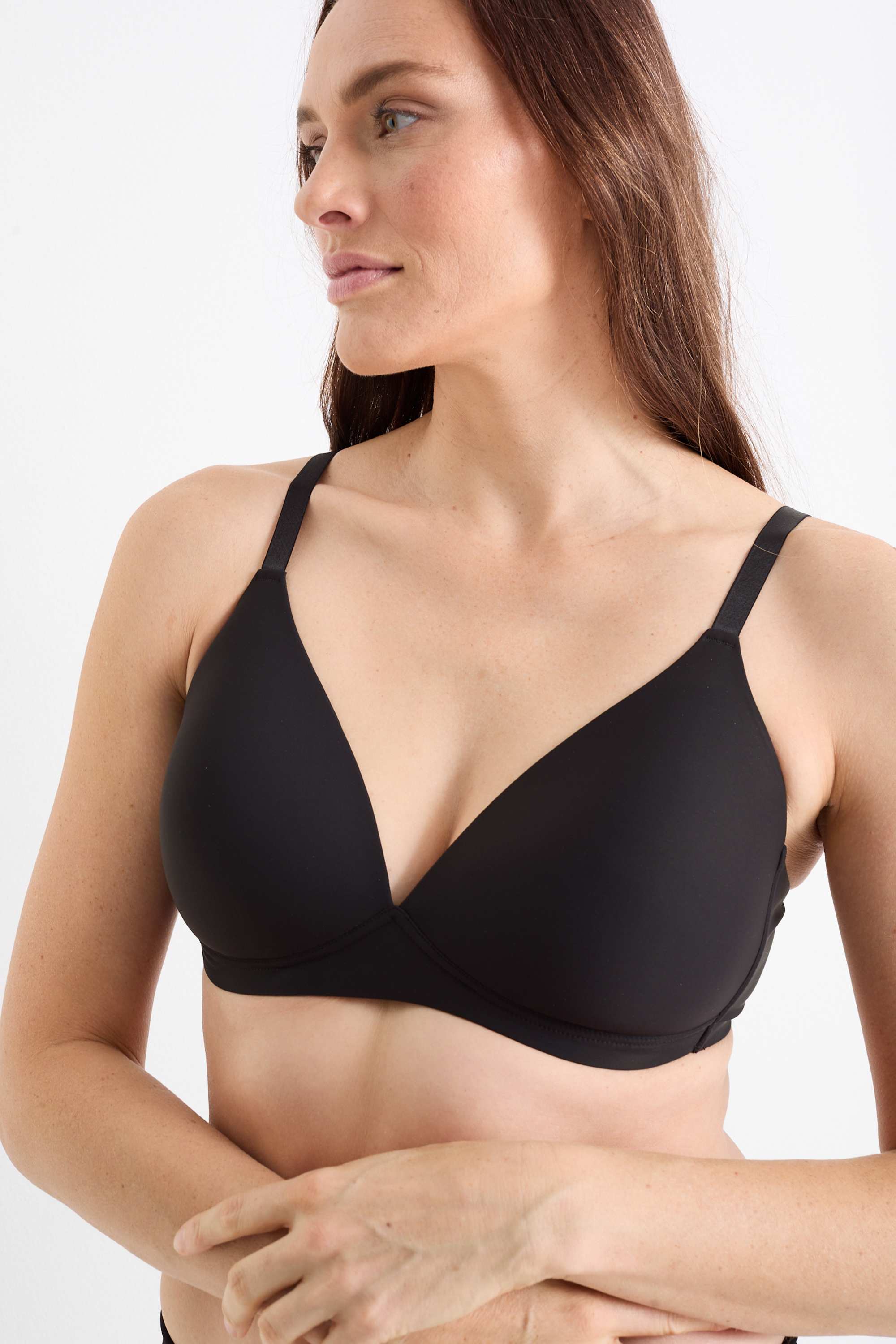 Non-wired bra - padded - LYCRA® black