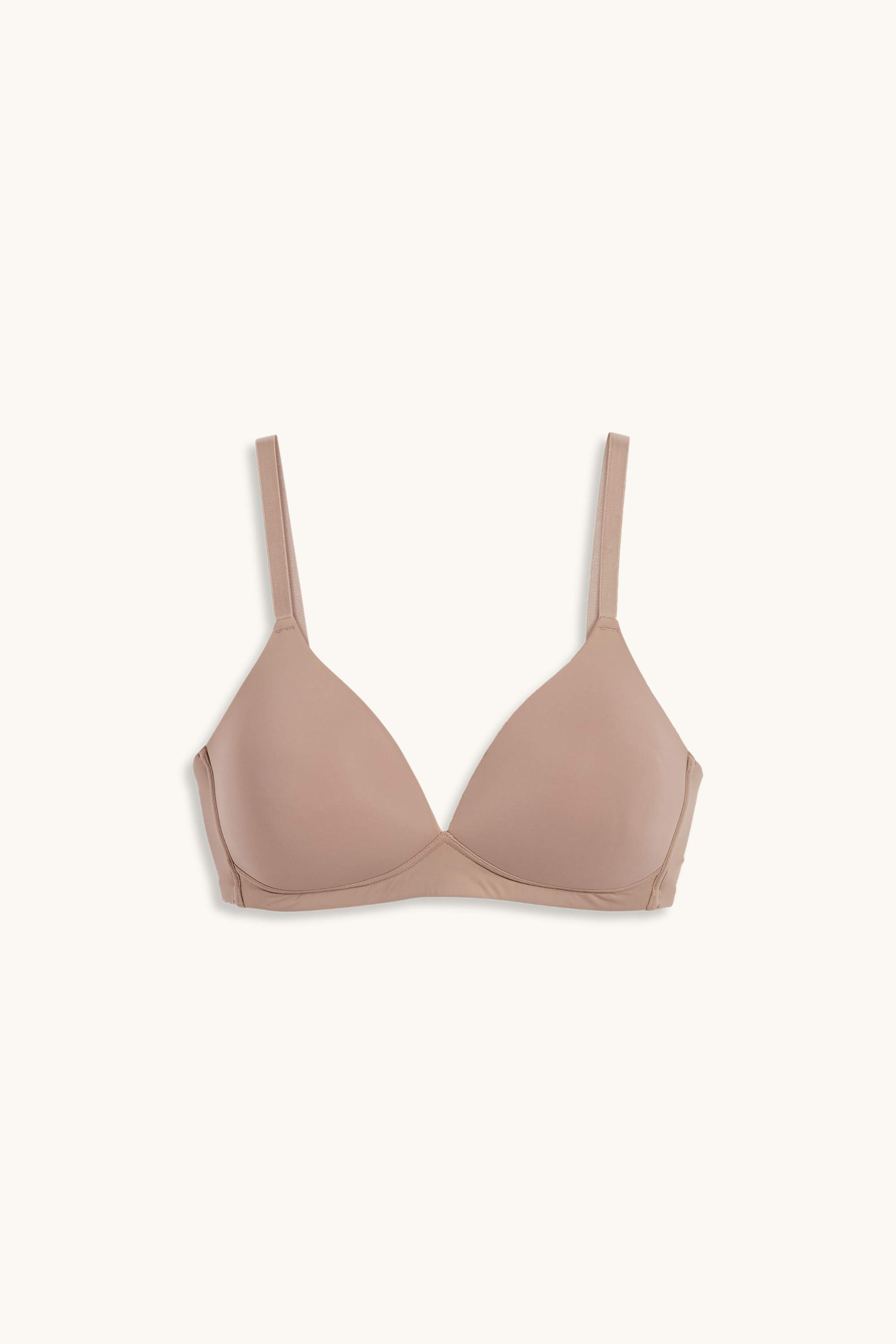Non-wired bra - padded - LYCRA® beige