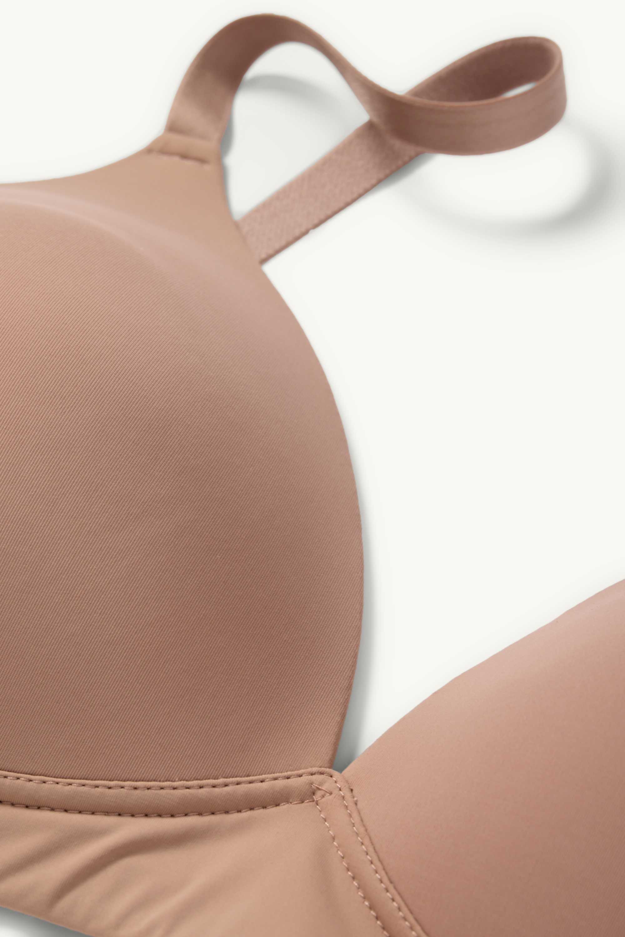 Non-wired bra - padded - LYCRA® beige