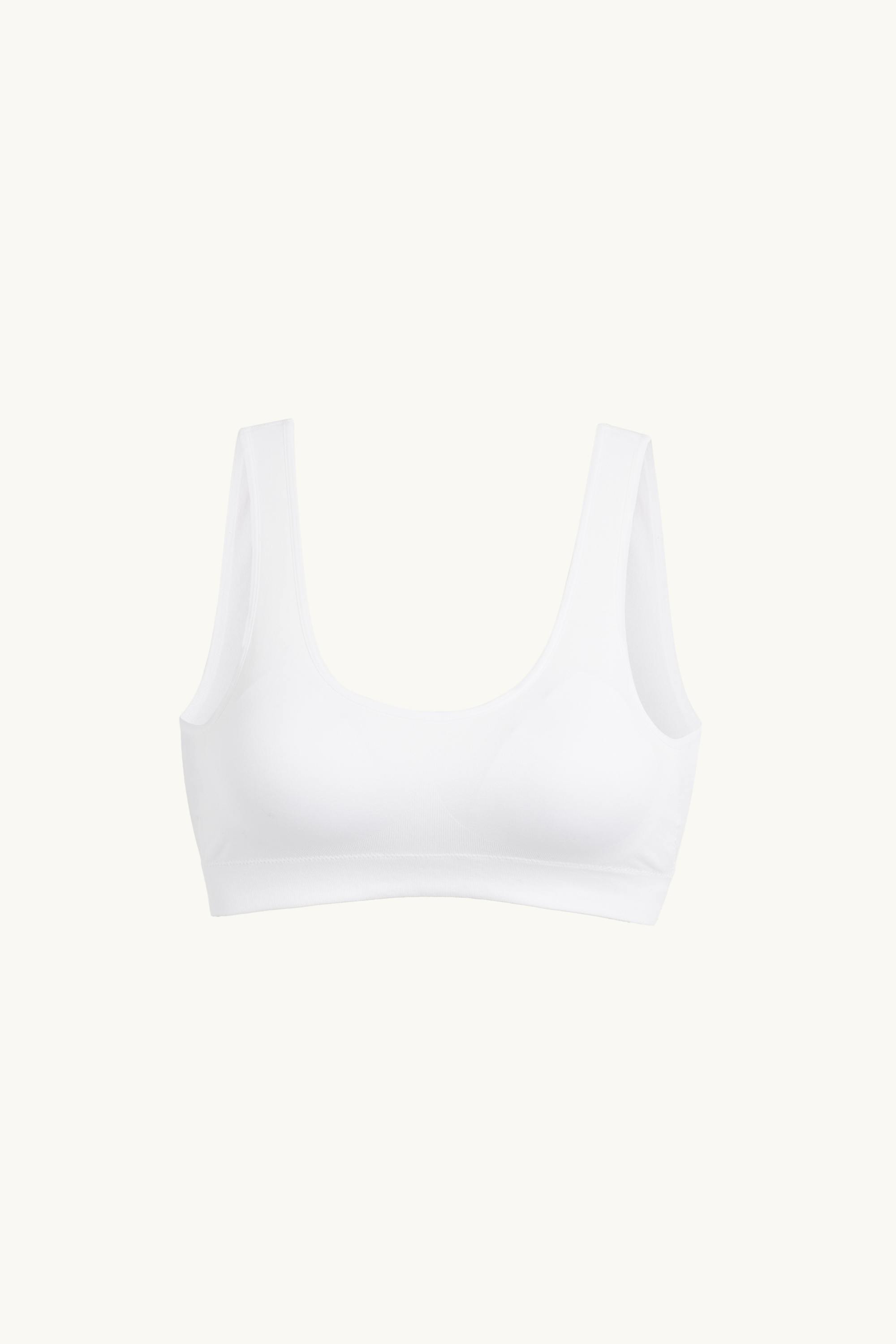Bralette - padded - seamless white