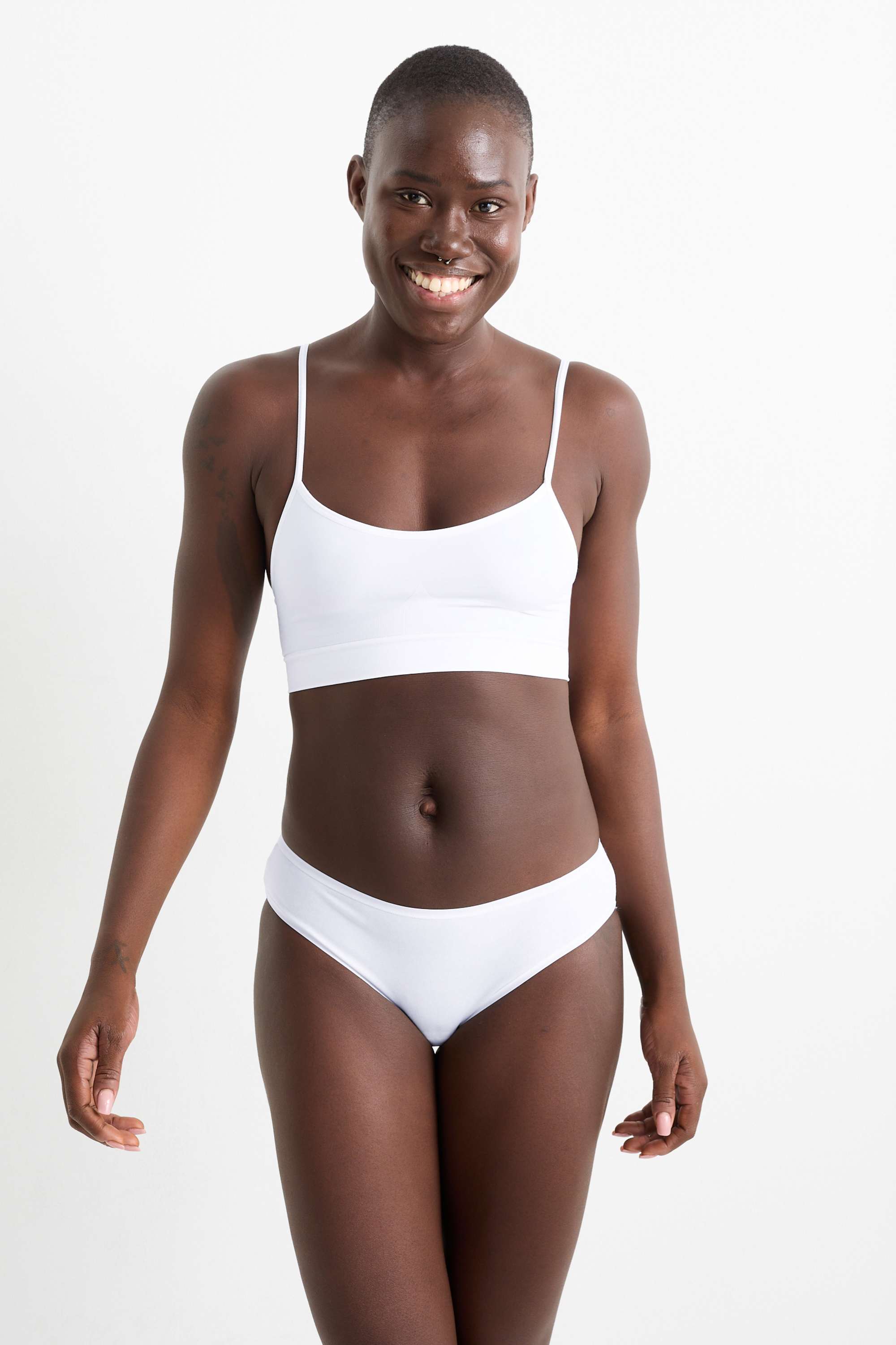 Bralette - seamless white