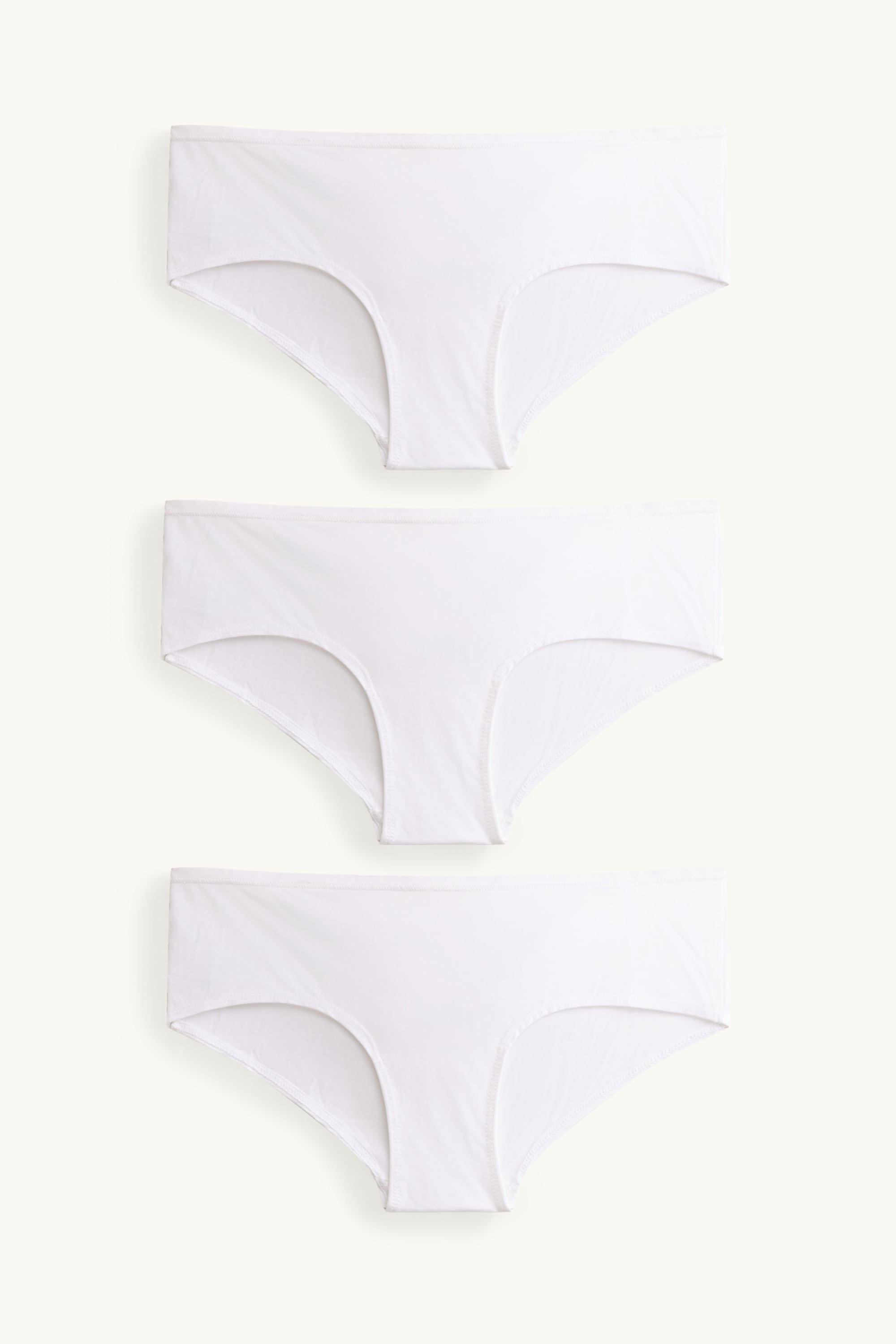Multipack of 3 - hipster white