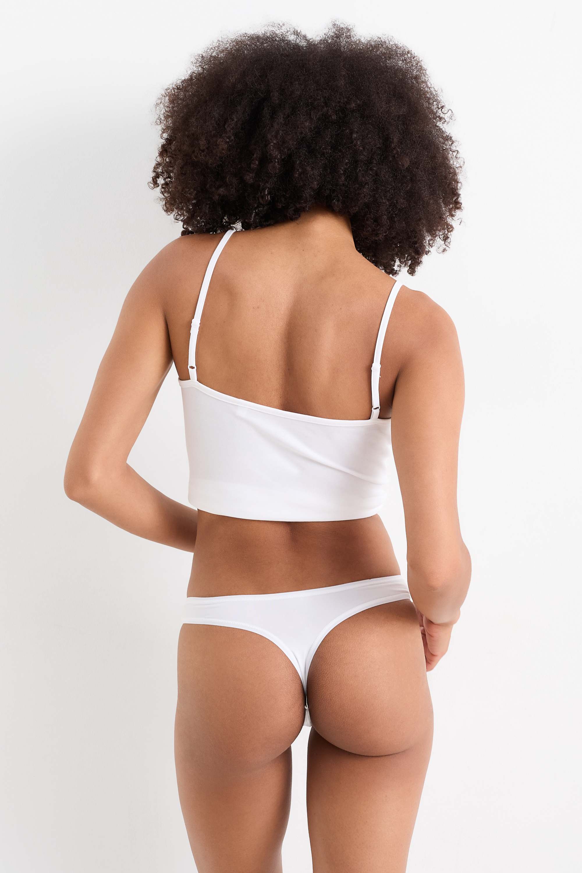 Multipack of 3 - thong white