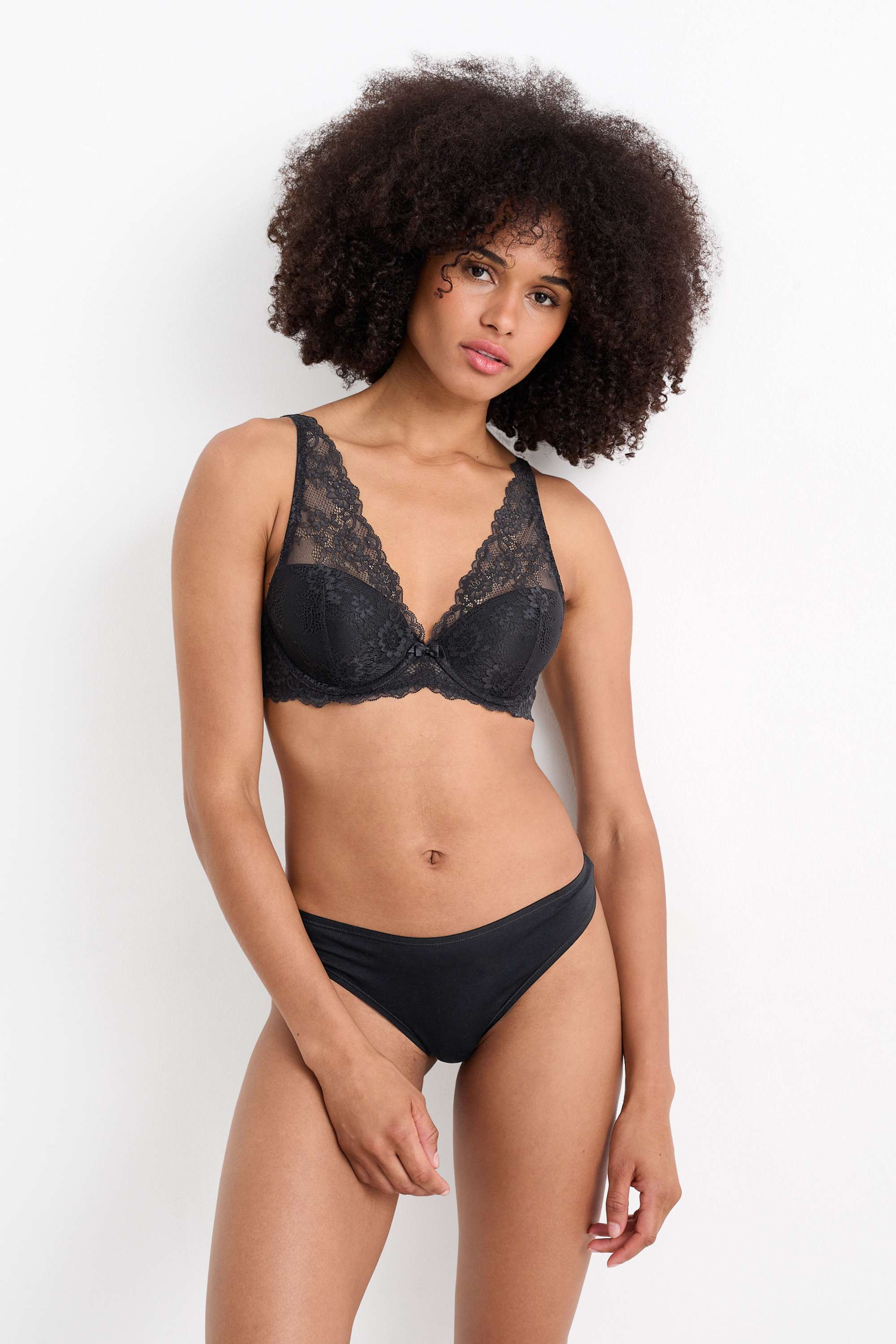 Multipack of 3 - thong black