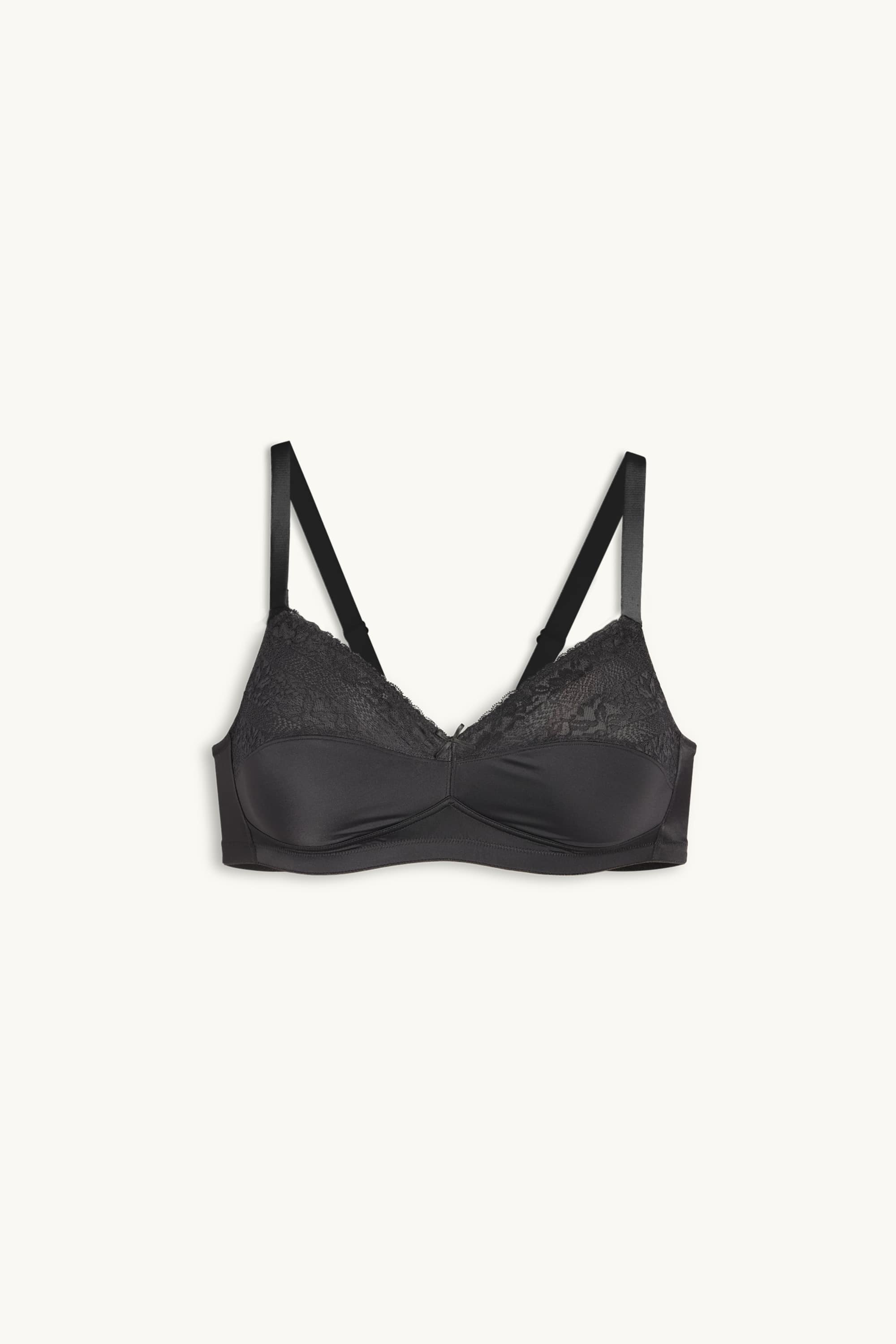 Minimiser non-wired bra black