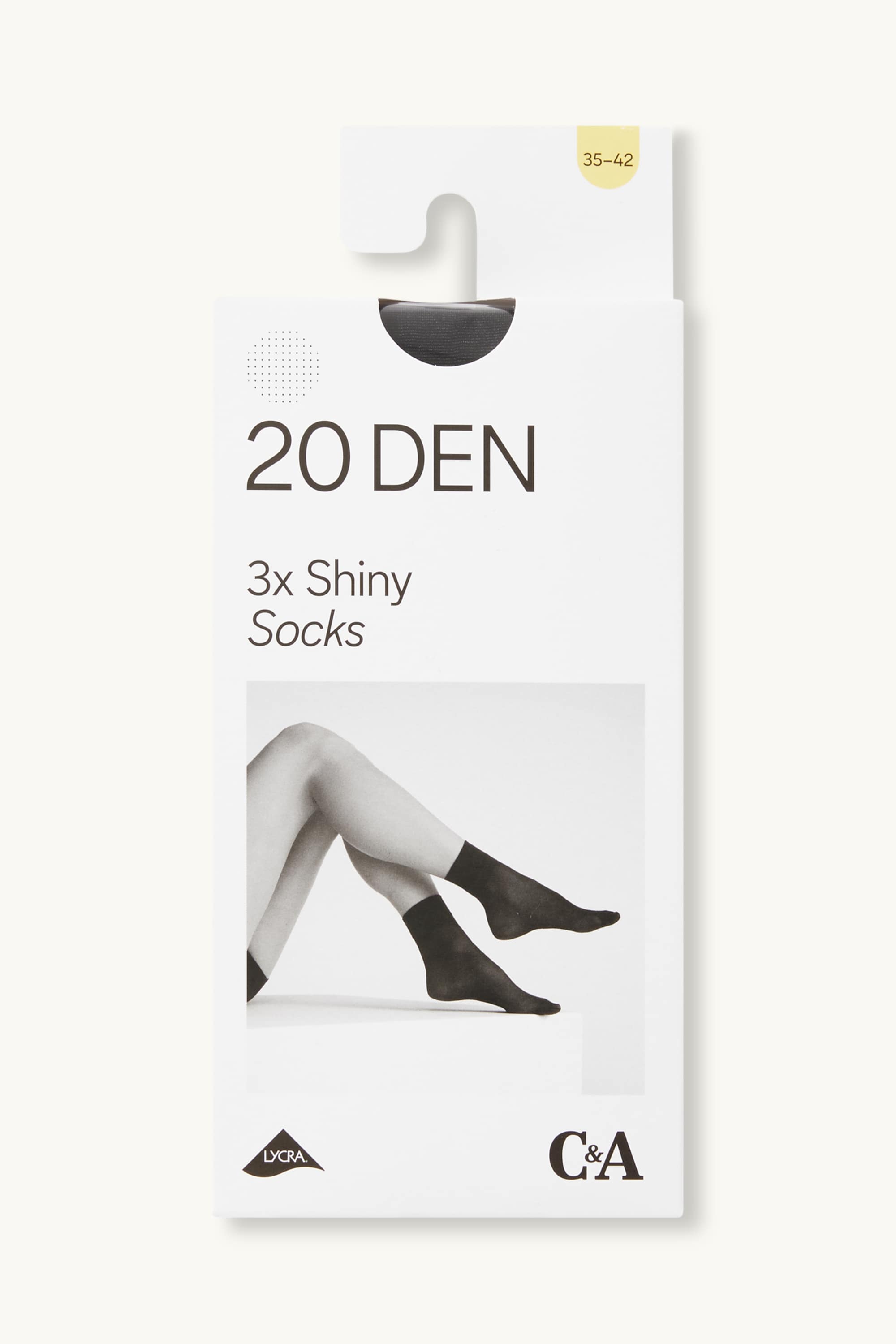 Multipack of 3 - sheer ankle socks - LYCRA® - 20 denier black