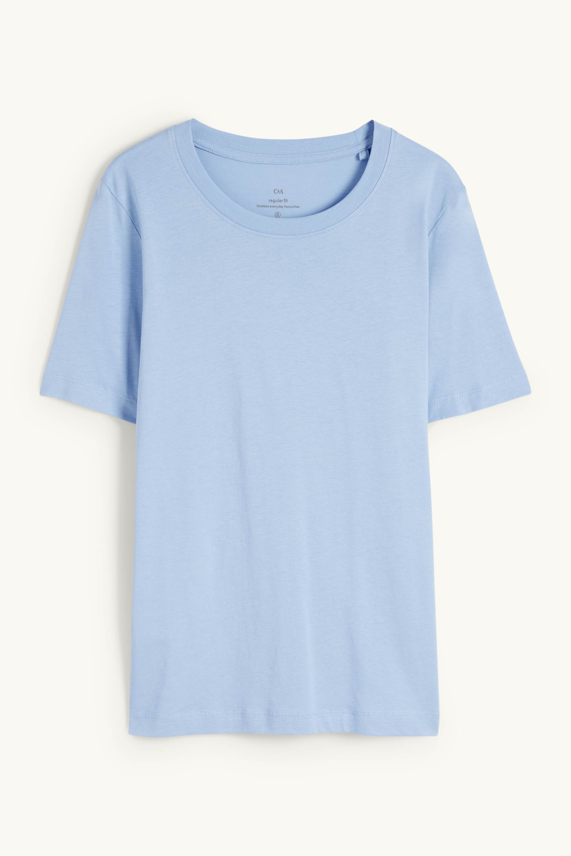 T-shirt - regular fit light blue