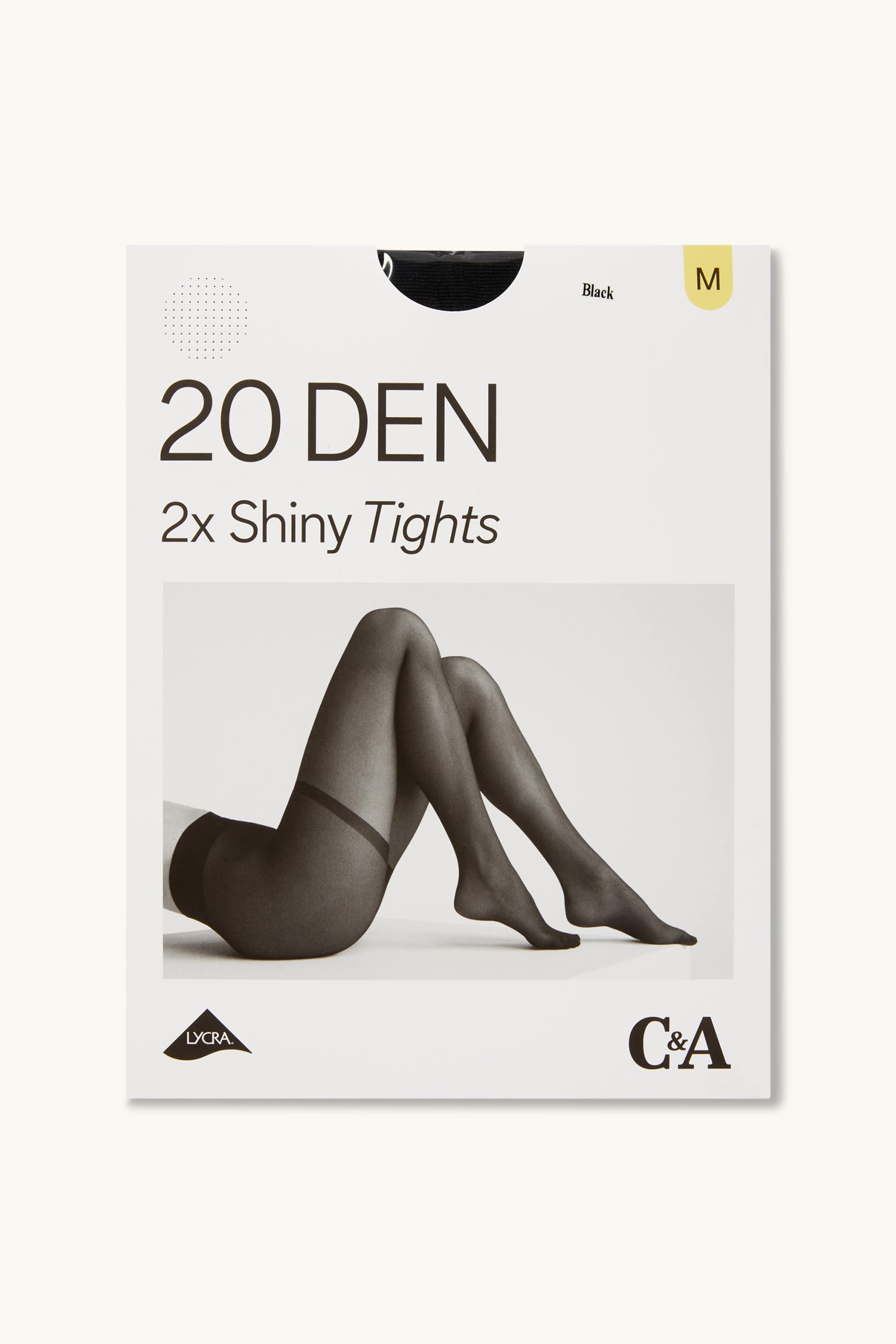 Multipack of 2 - tights - LYCRA® - 20 denier black